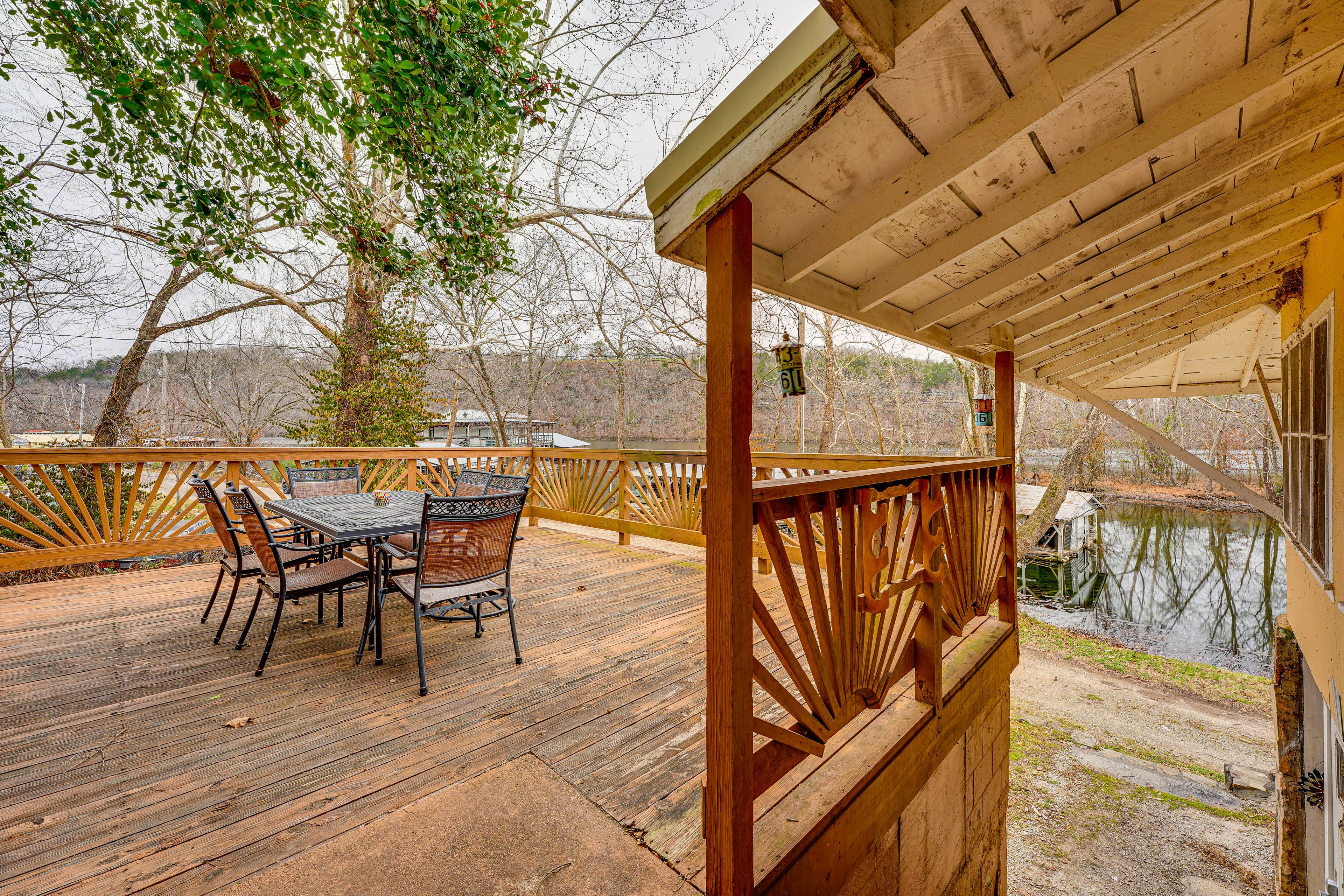 Deck | Dining Area | Lake Views | Shared Dock