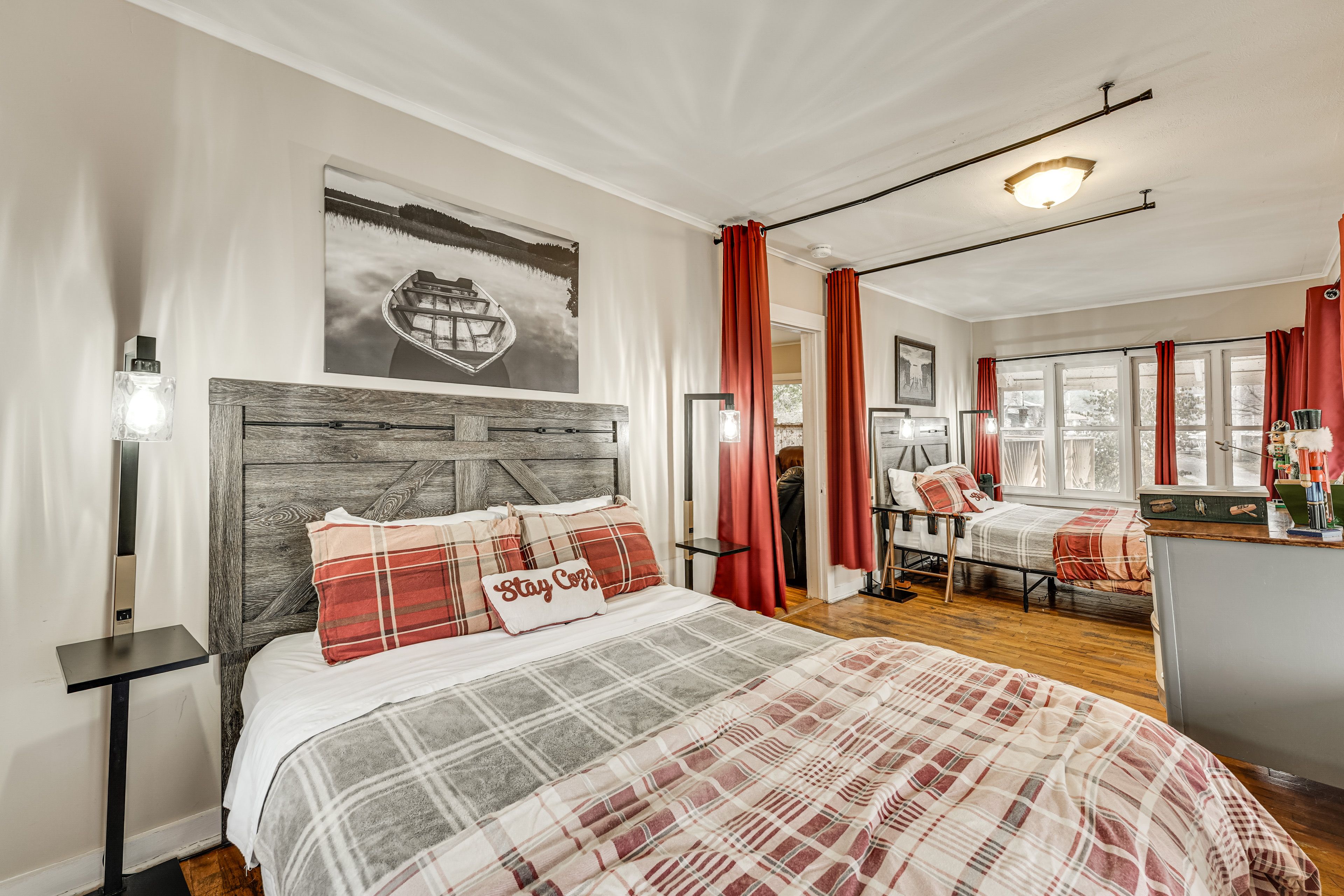 Bedroom 1 | 2 Queen Beds | Main Level