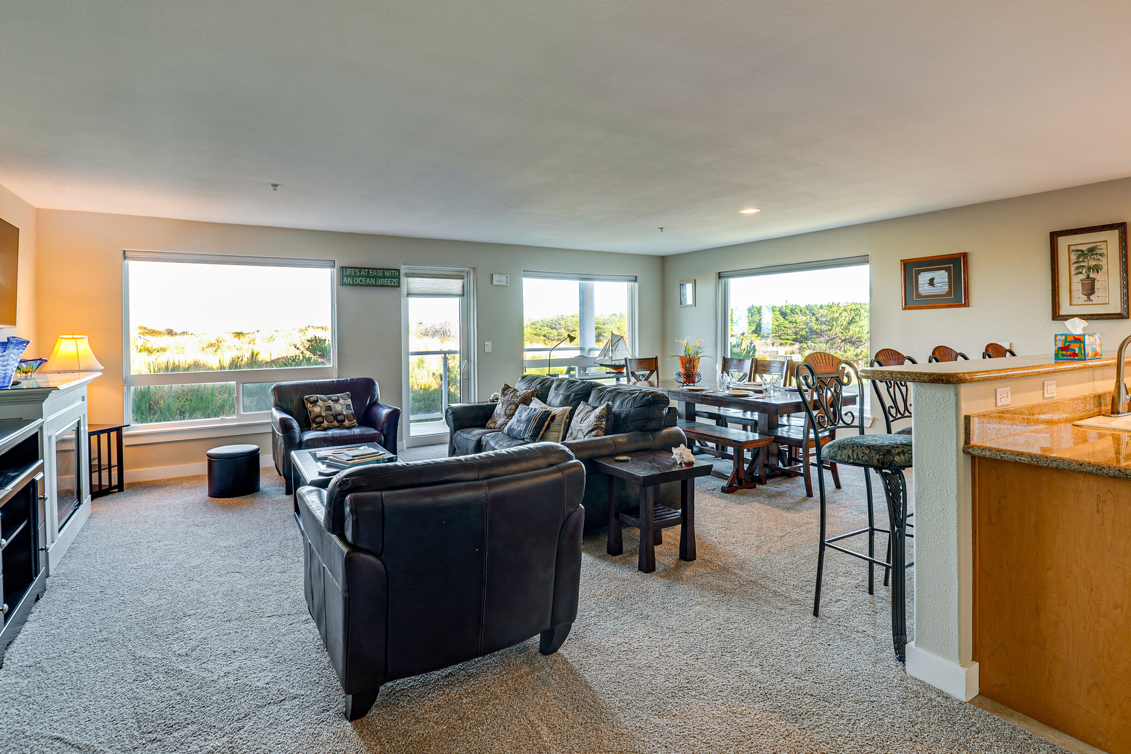 Living Room | Electric Wall Heaters | Free WiFi | Smart TV