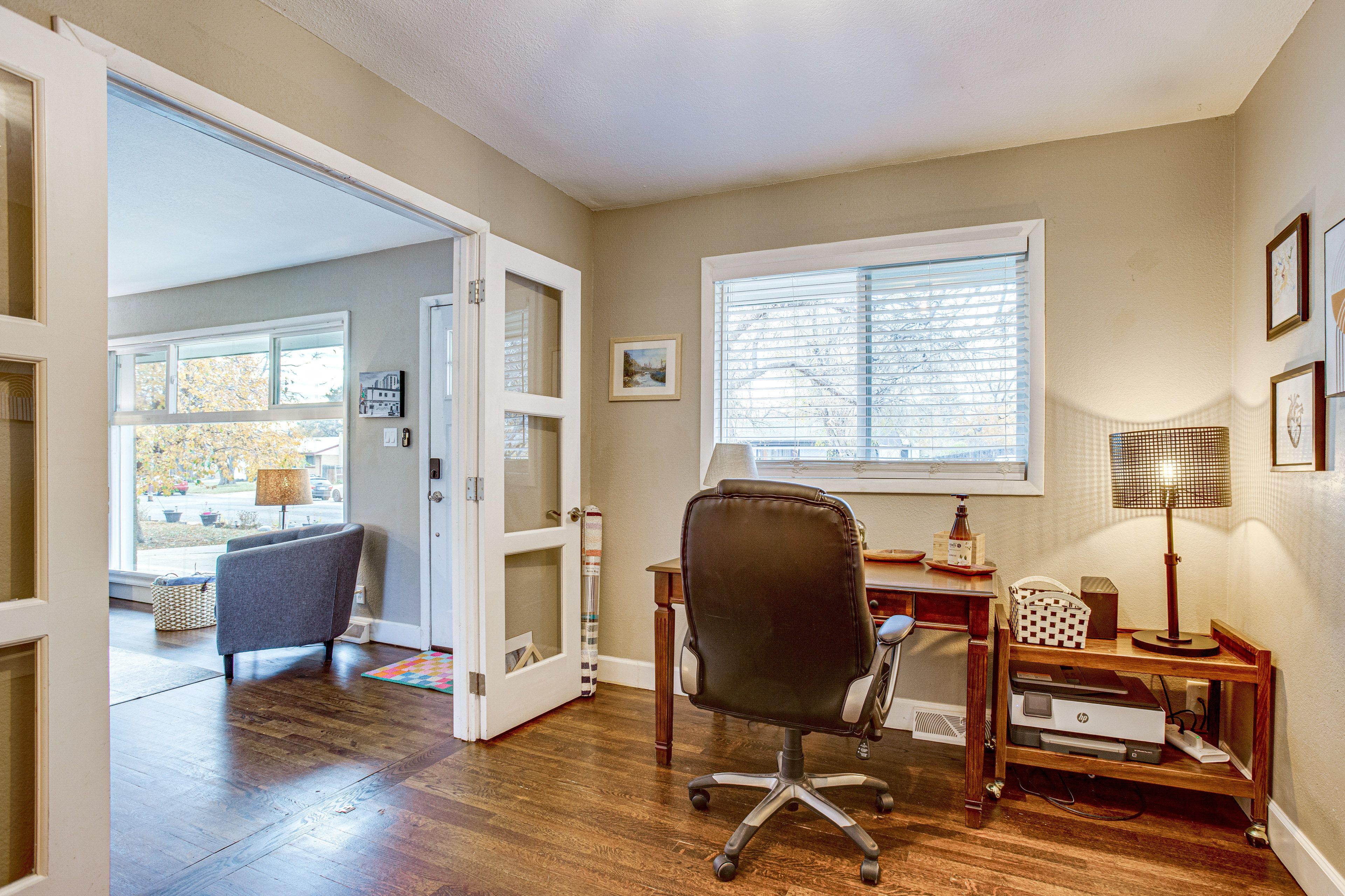 Den | Main Level | Desk w/ Printer