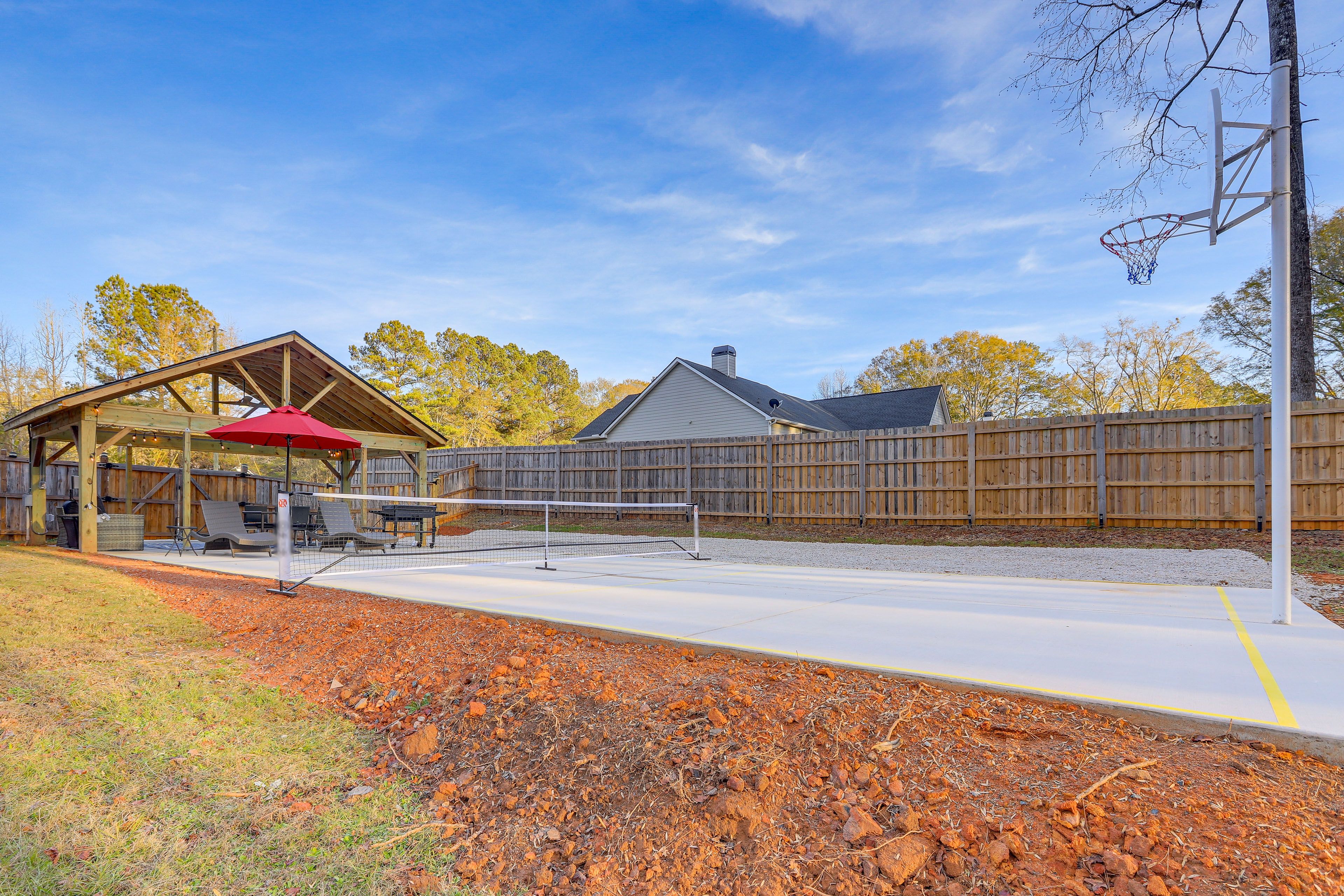 Pickleball/Half Basketball Court