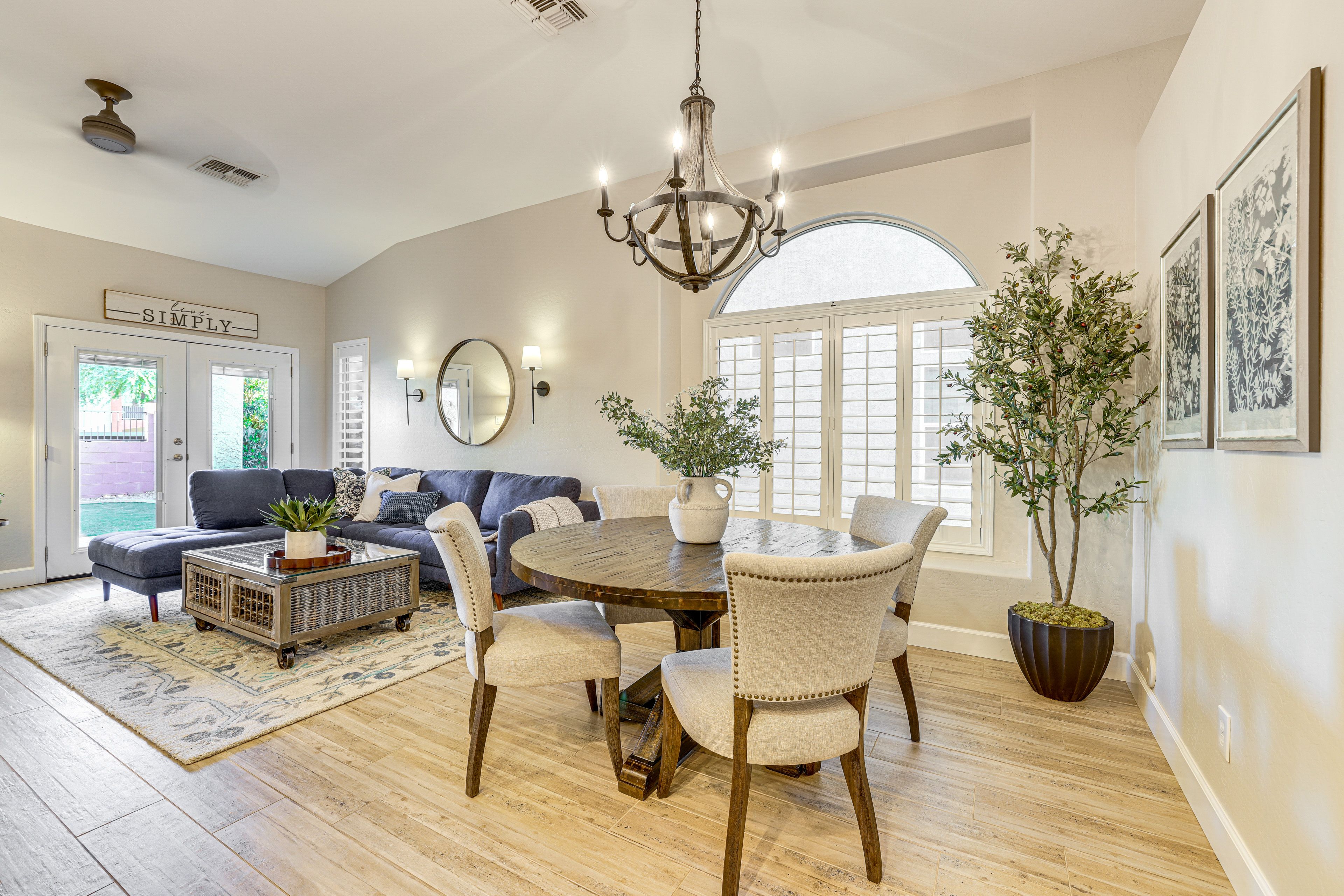 Living Room | Central A/C & Heat | Free WiFi