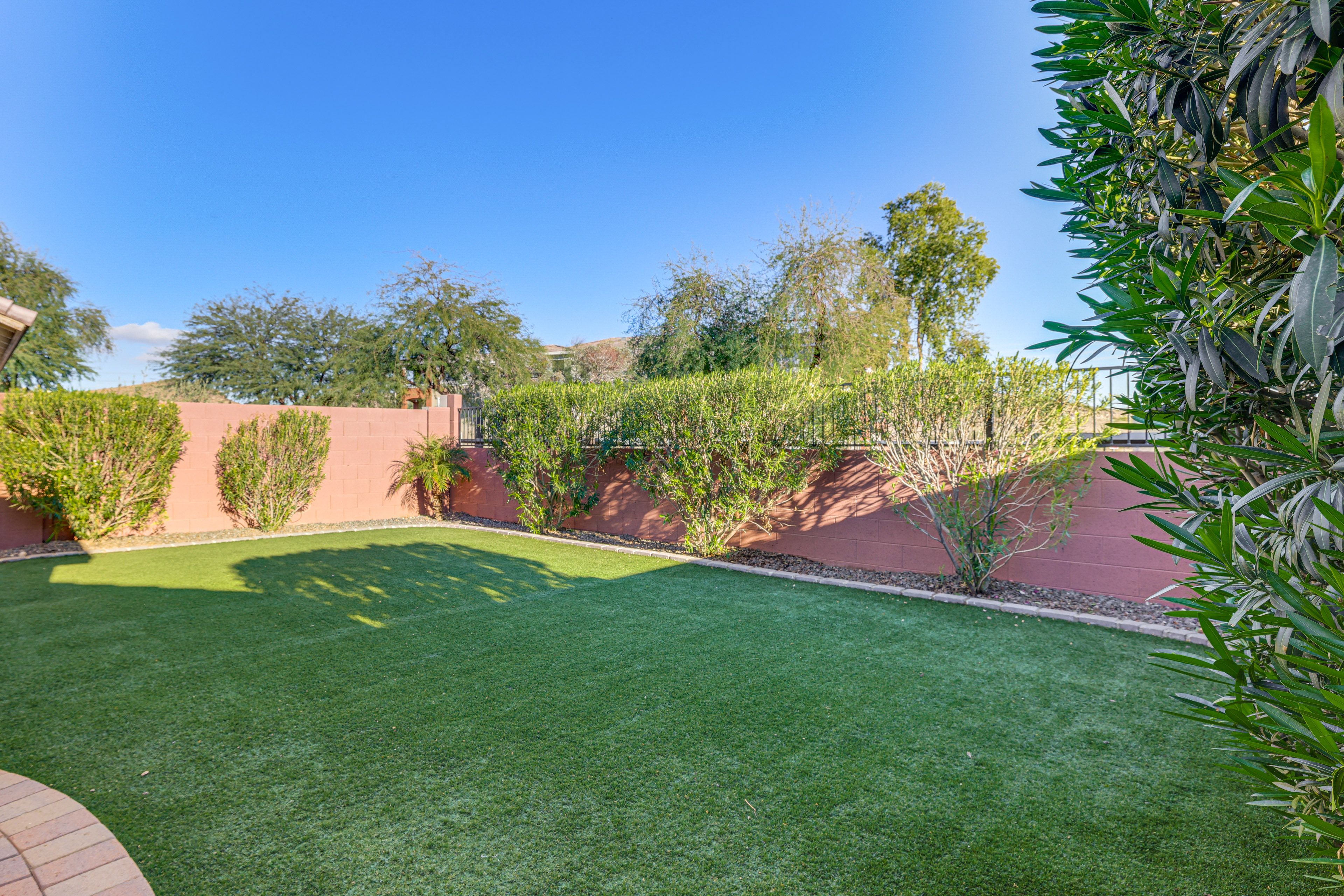 Private Backyard Area