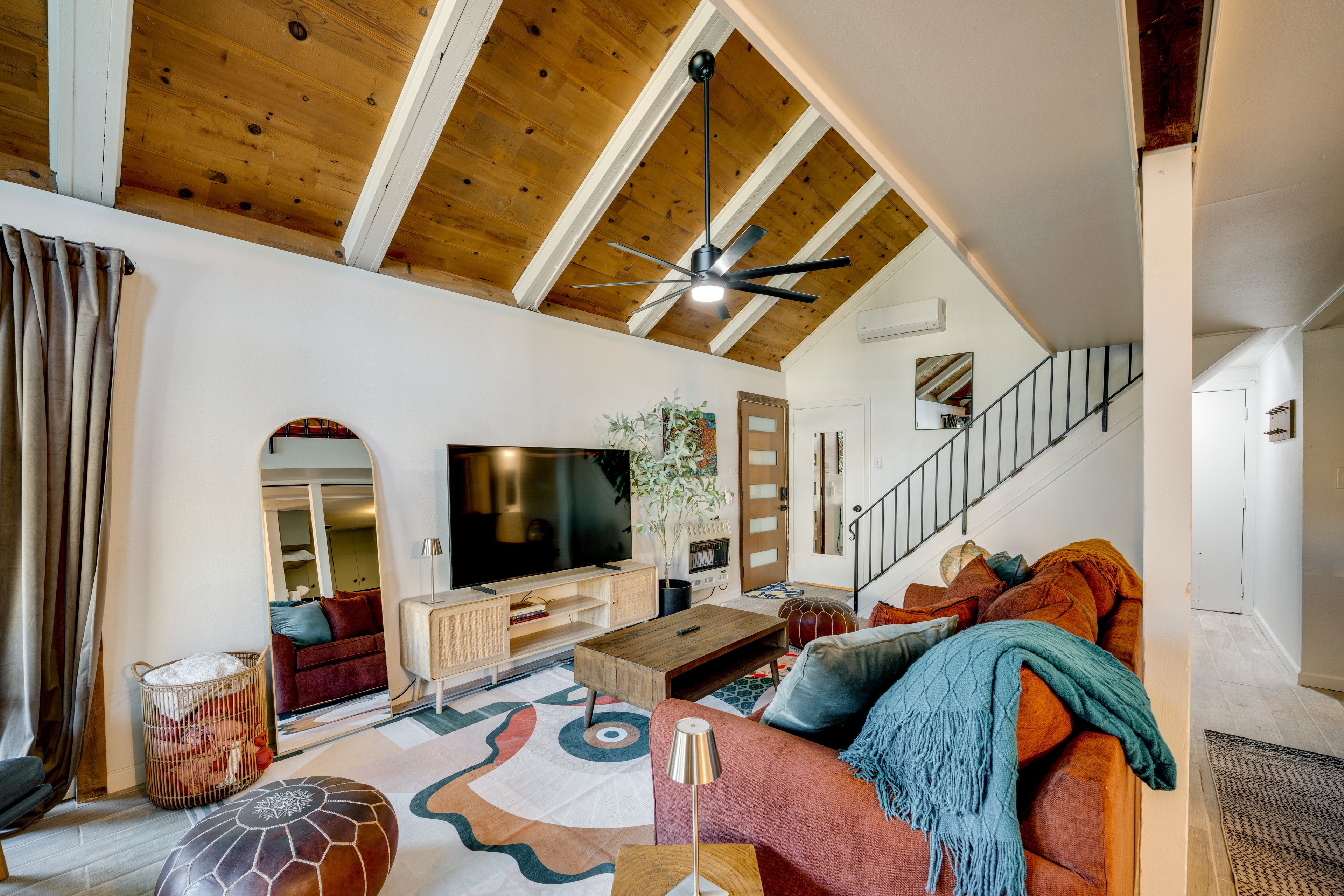 Living Area | Queen Sleeper Sofa | Smart TV | Books | Board Games | Main Floor