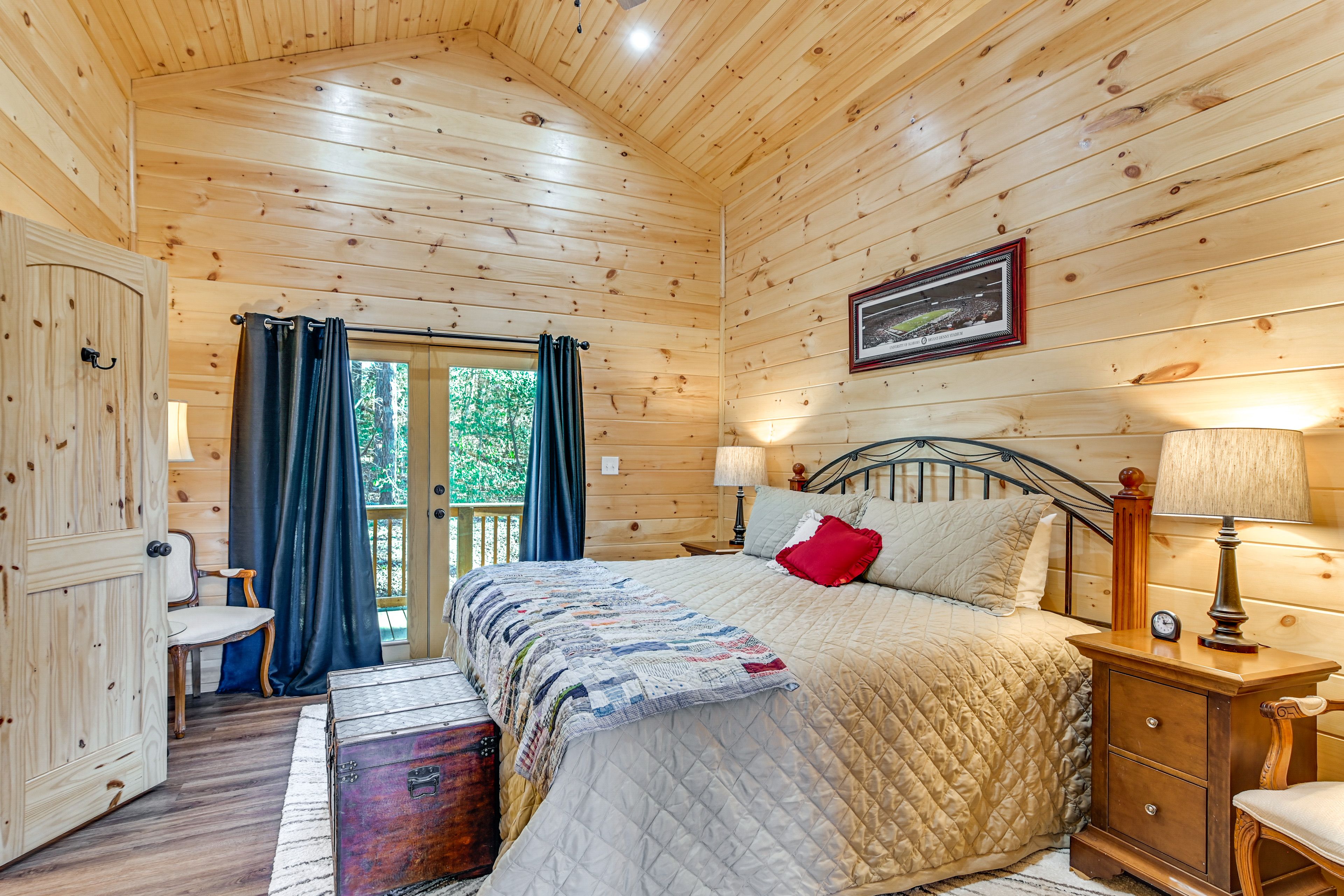 Bedroom 1 | King Bed | Balcony Access | Main Level