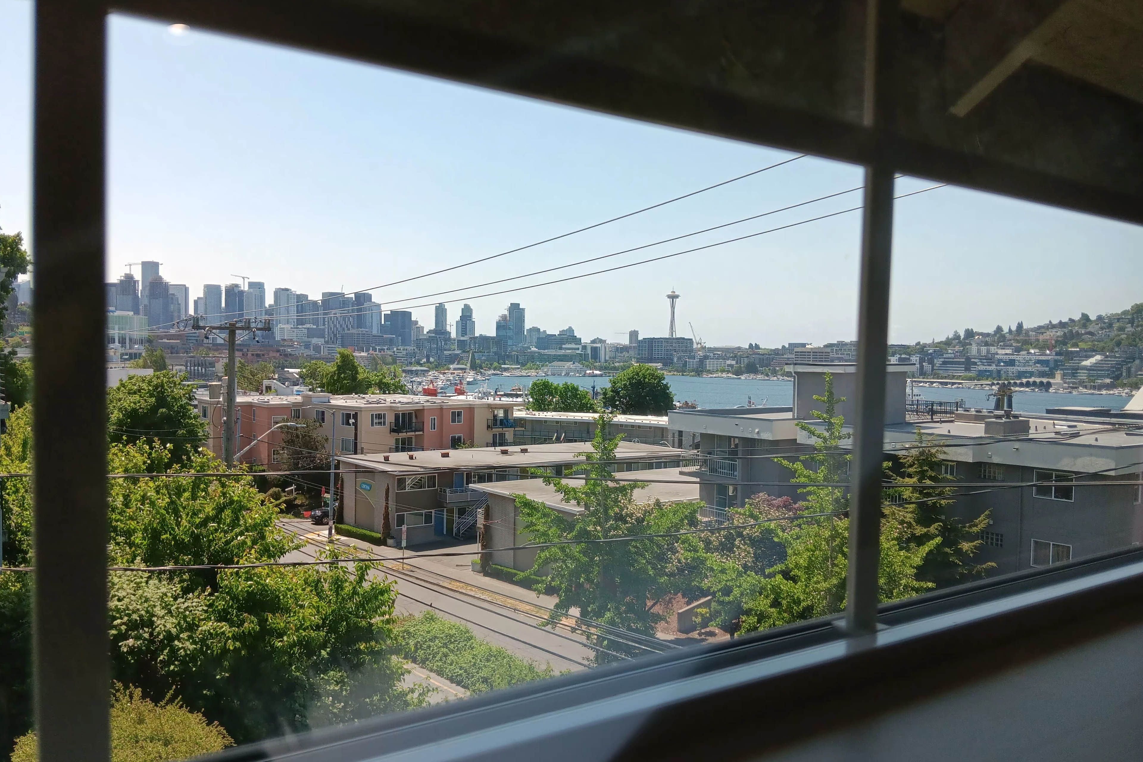 Views of Seattle and Space Needle
