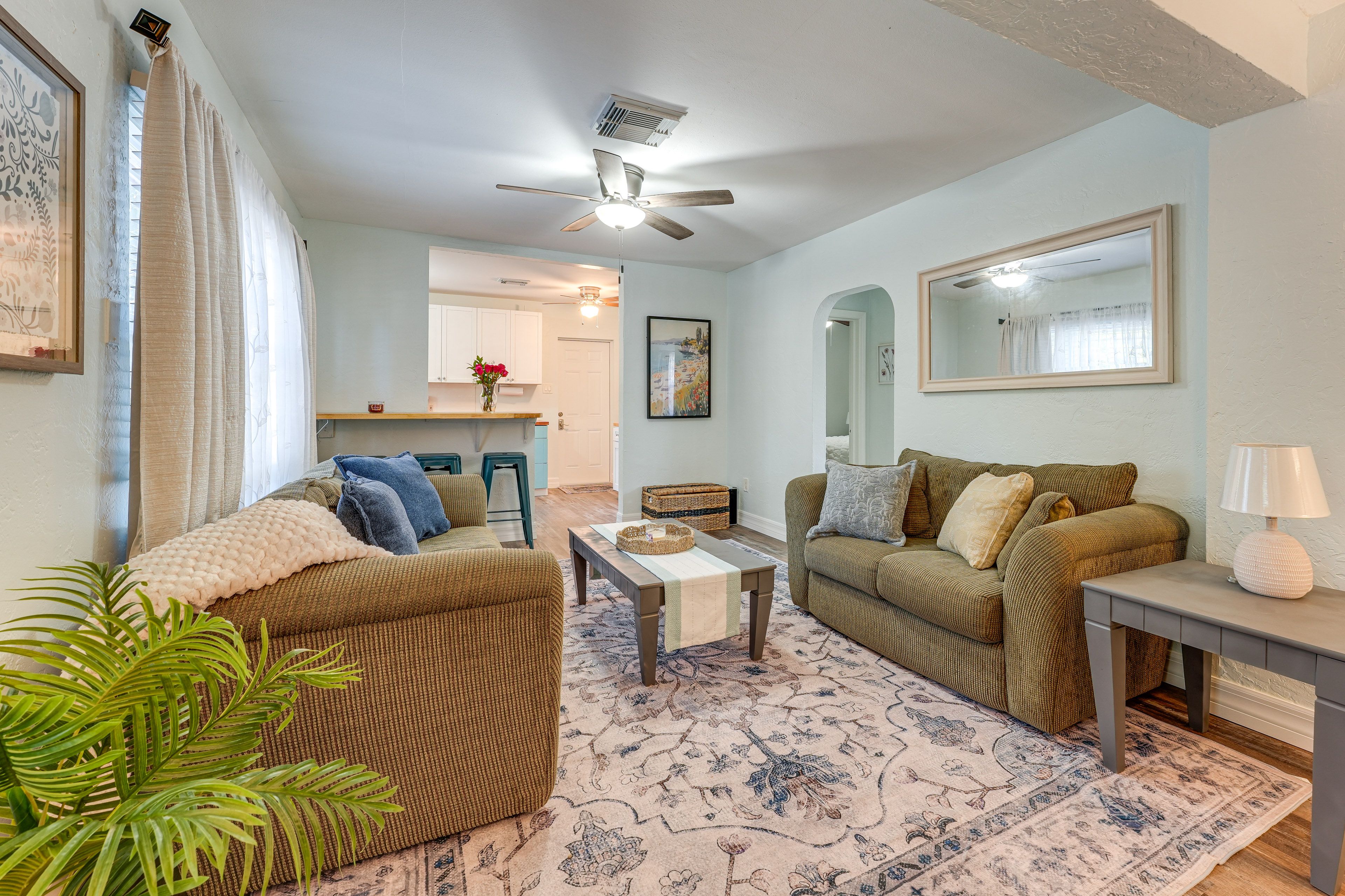 Living Room | Single-Story Home | Central A/C & Heat