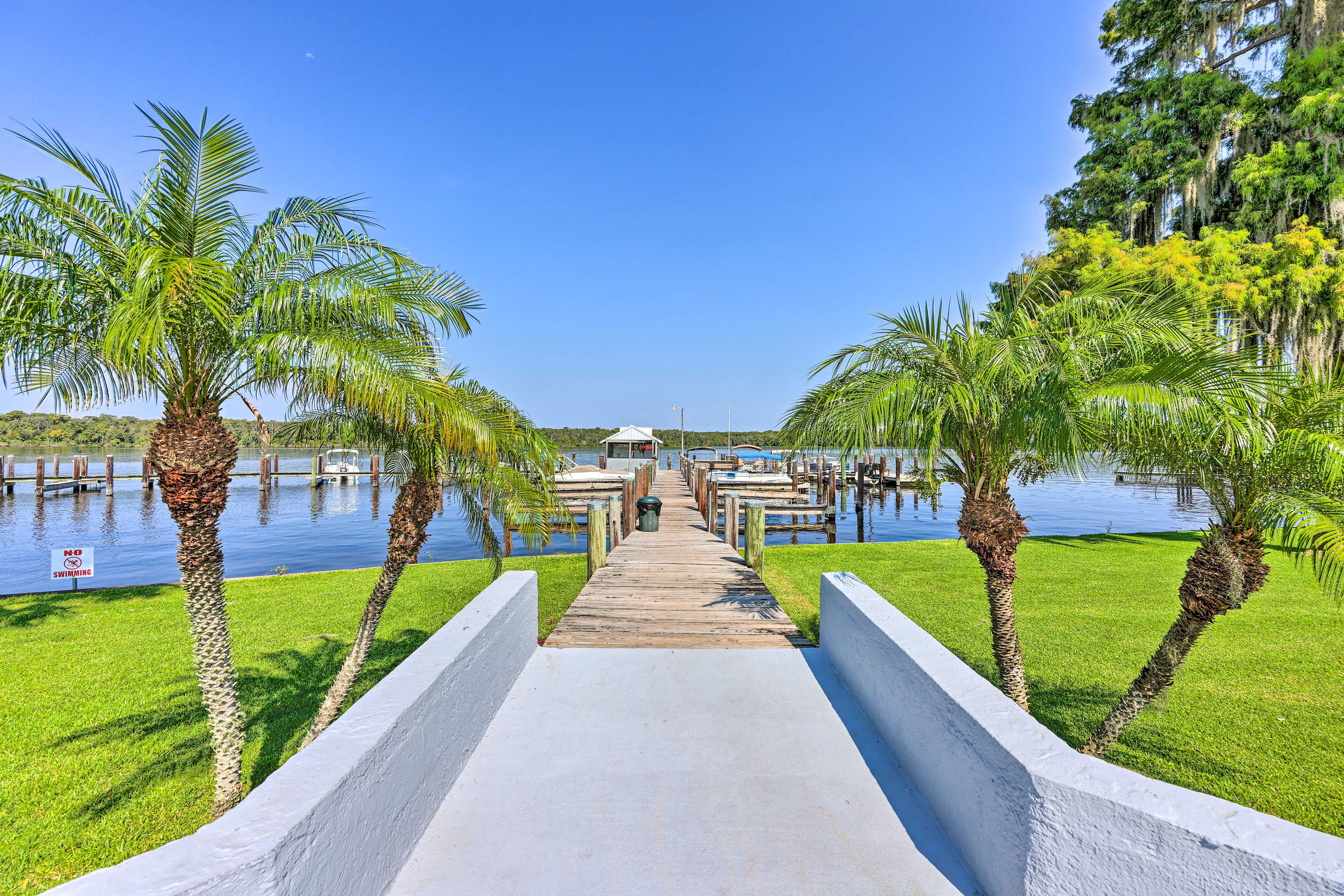 Dock w/ Solar Lighting | Saint Johns River Access