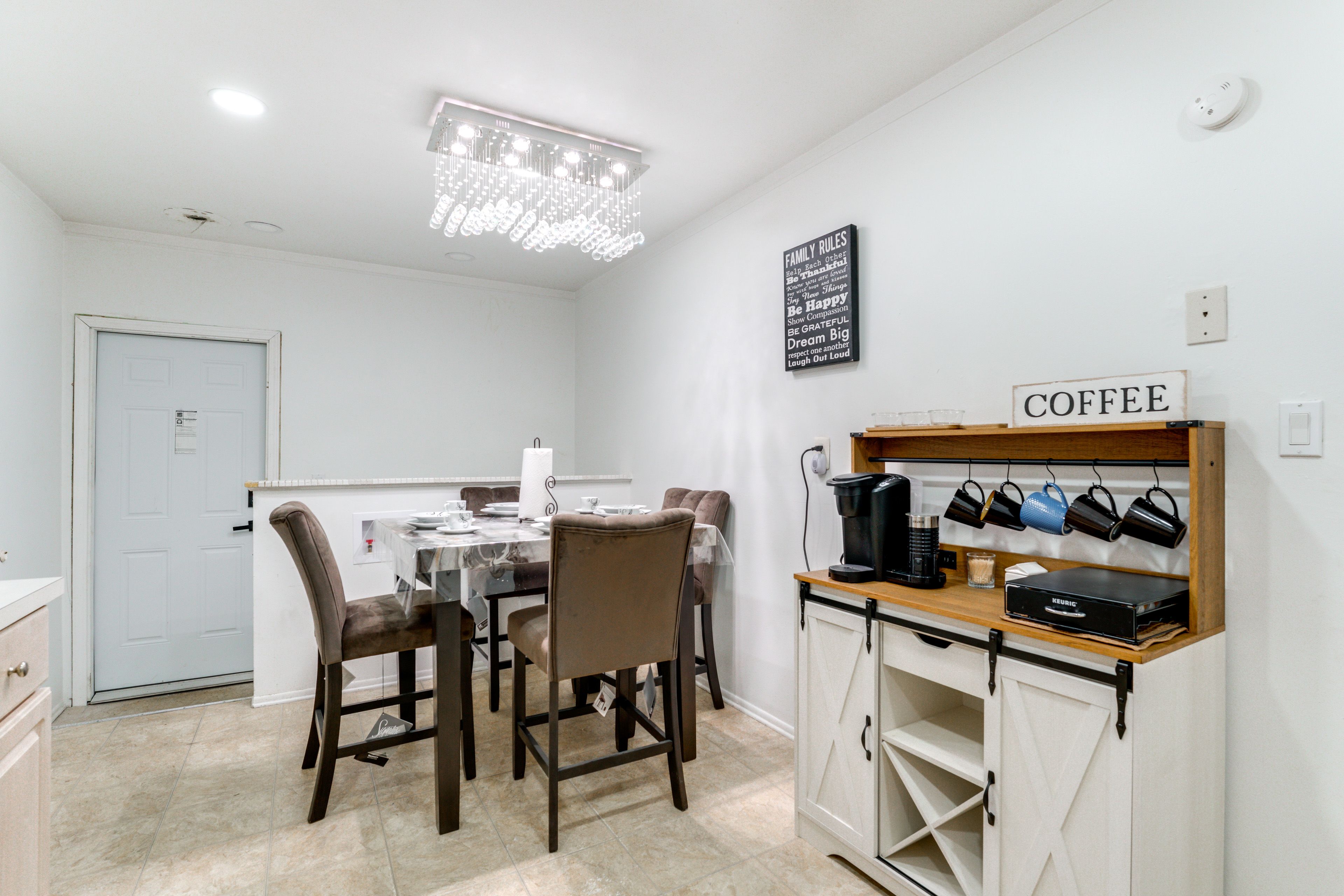 Dining Area | 1st Floor | Dishware/Flatware