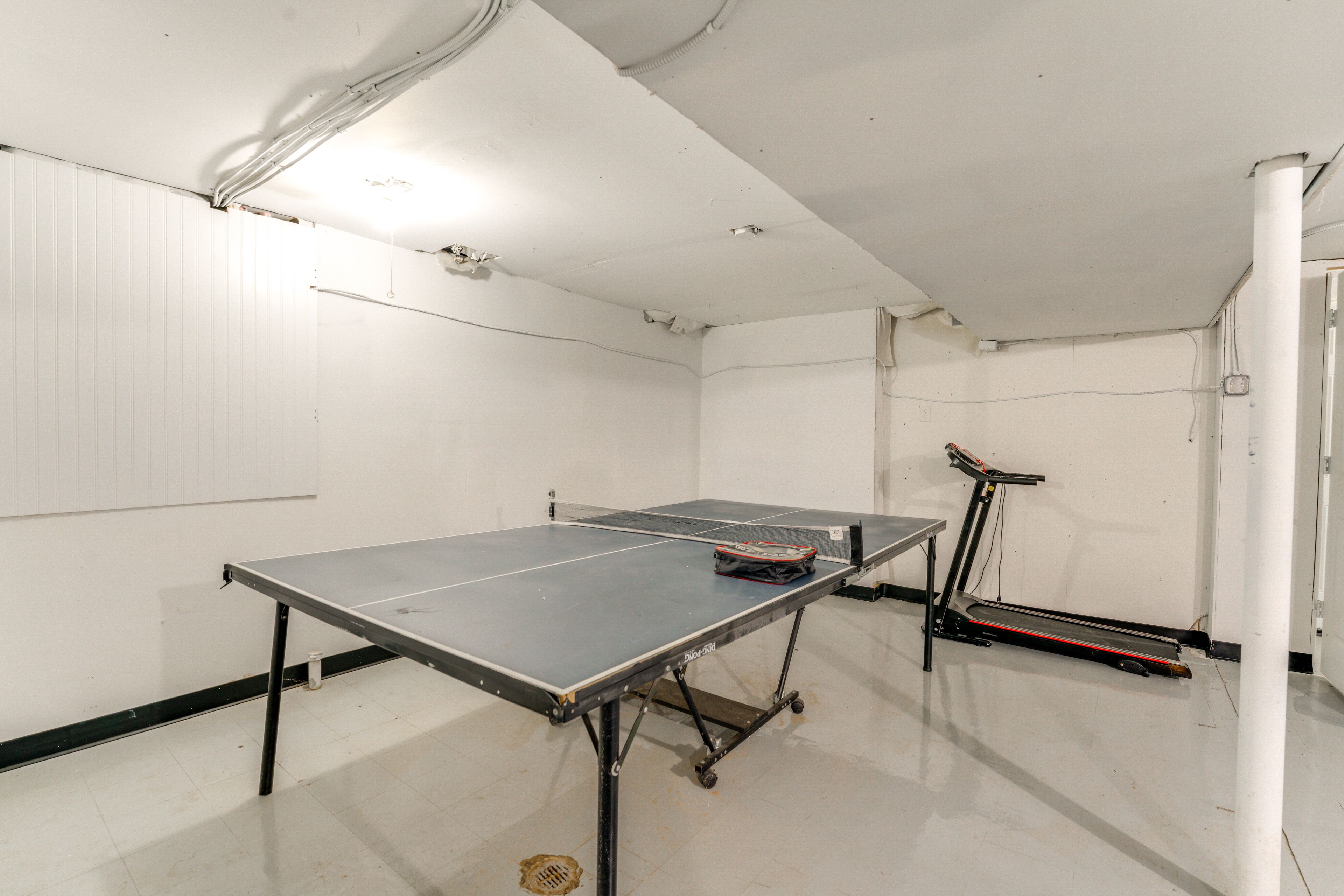 Game Area | Basement | Ping-Pong Table | Treadmill | Foosball Table