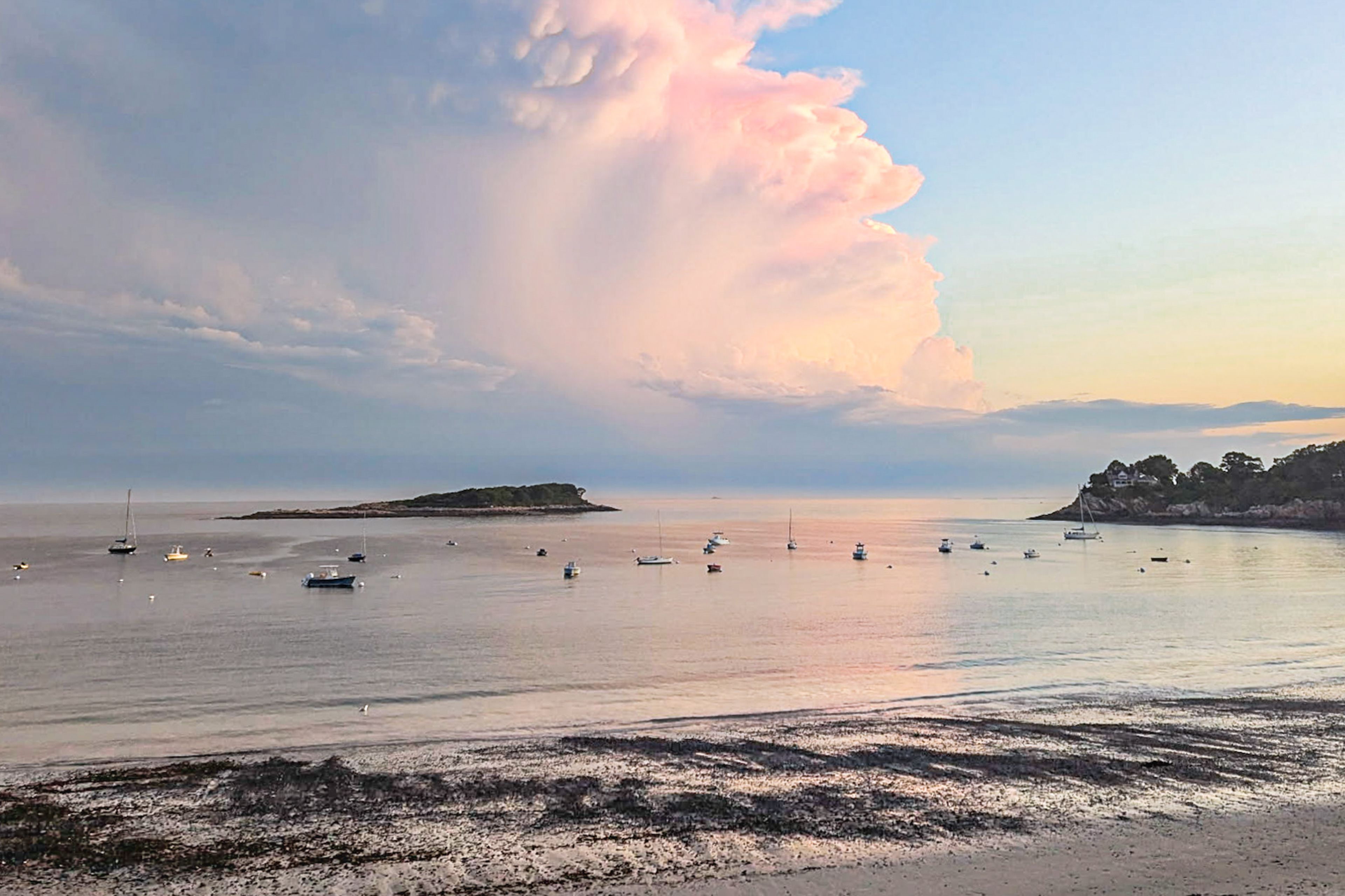 Gray Beach Across the Street