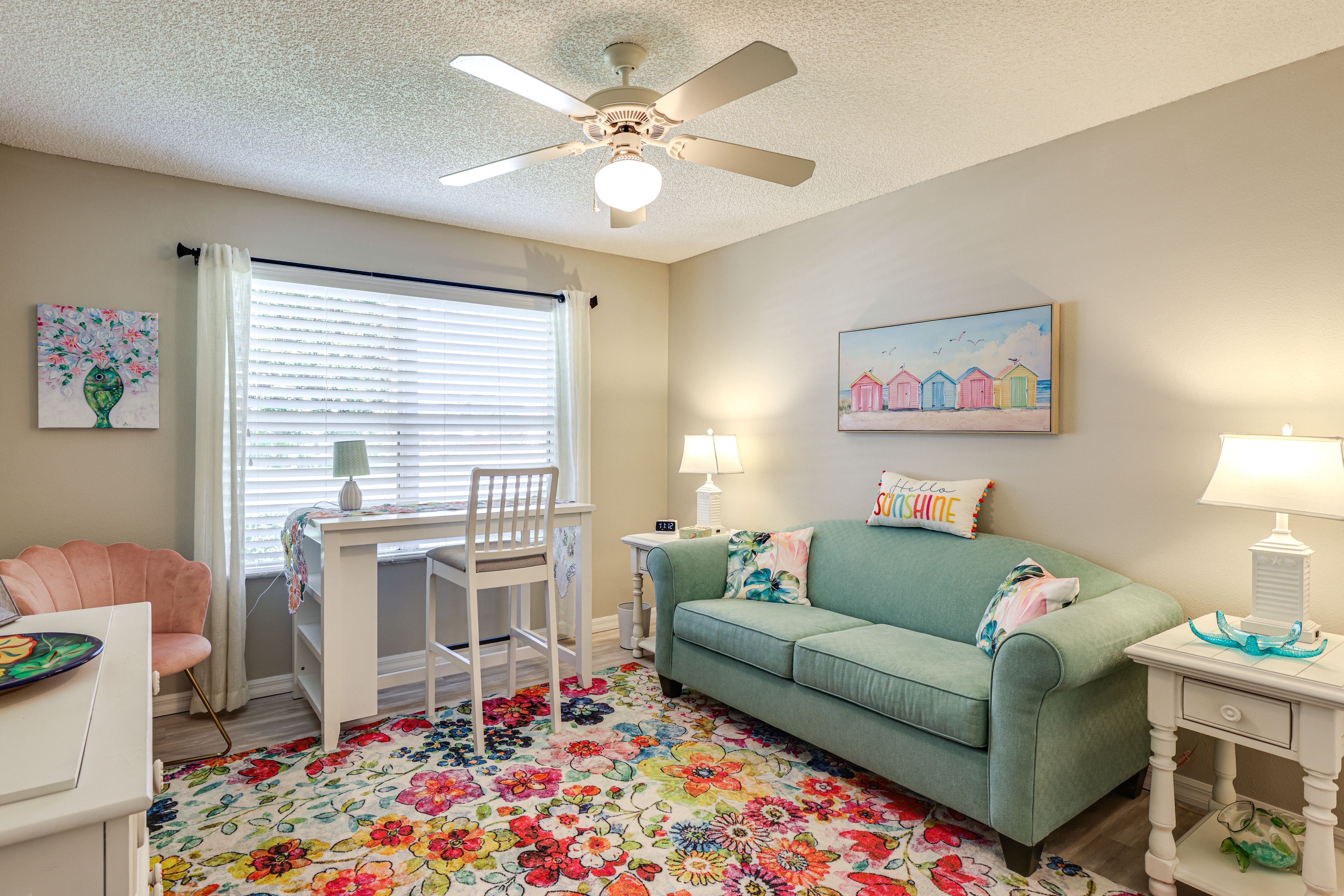 Bedroom 3 (Office) | Queen Sleeper Sofa