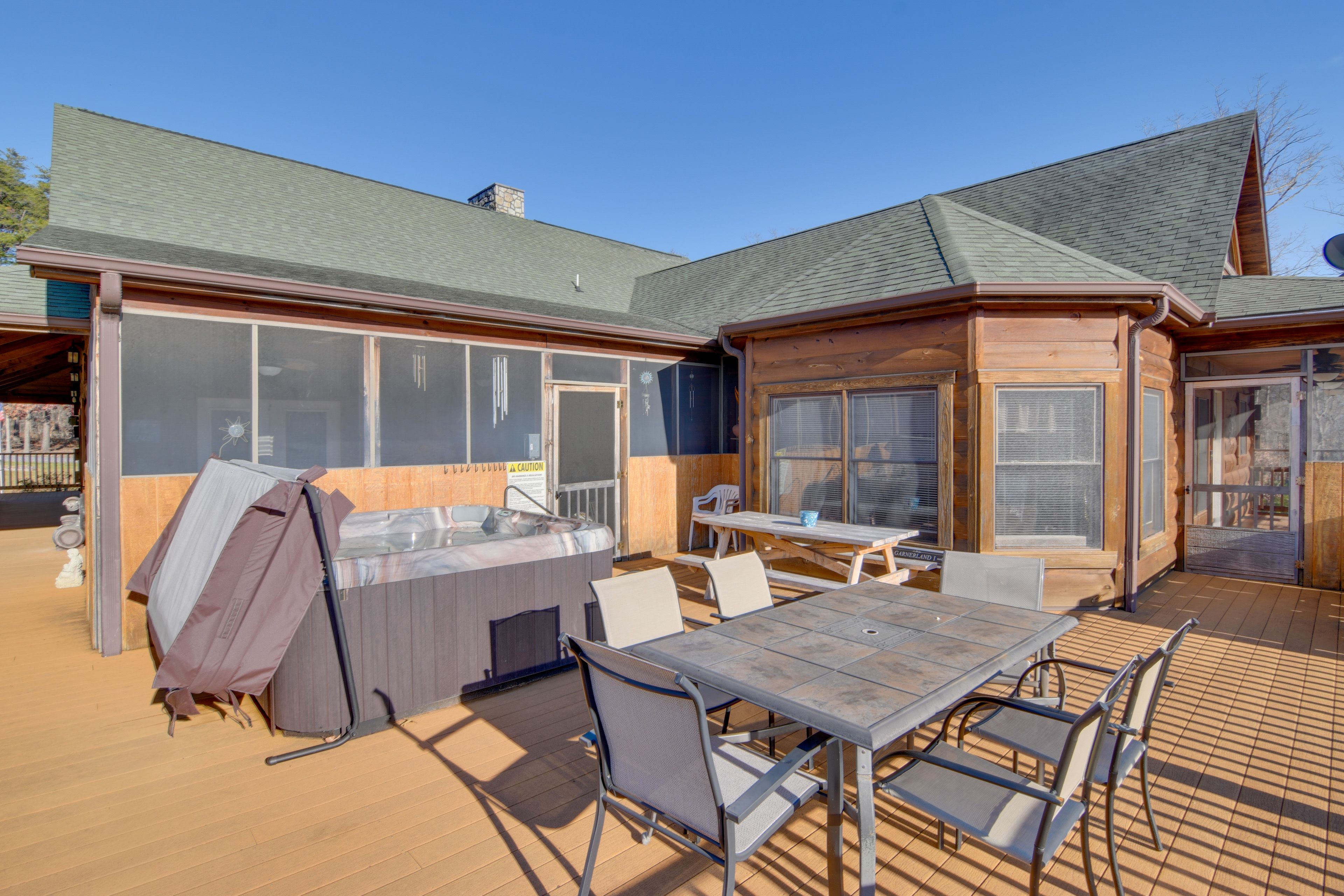 Private Deck | Hot Tub | Outdoor Dining
