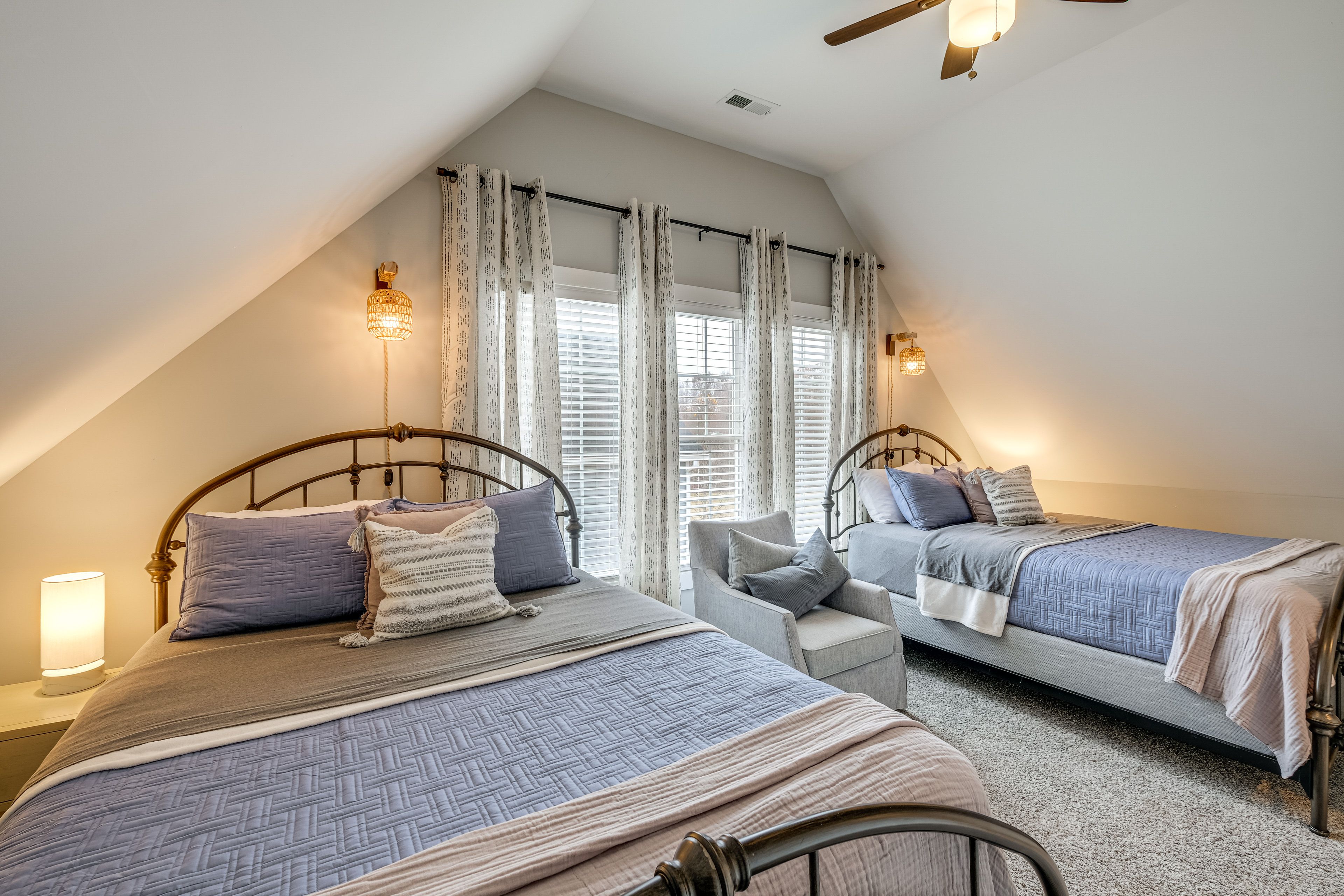 Bedroom 3 | Upper Level | 2 Queen Beds