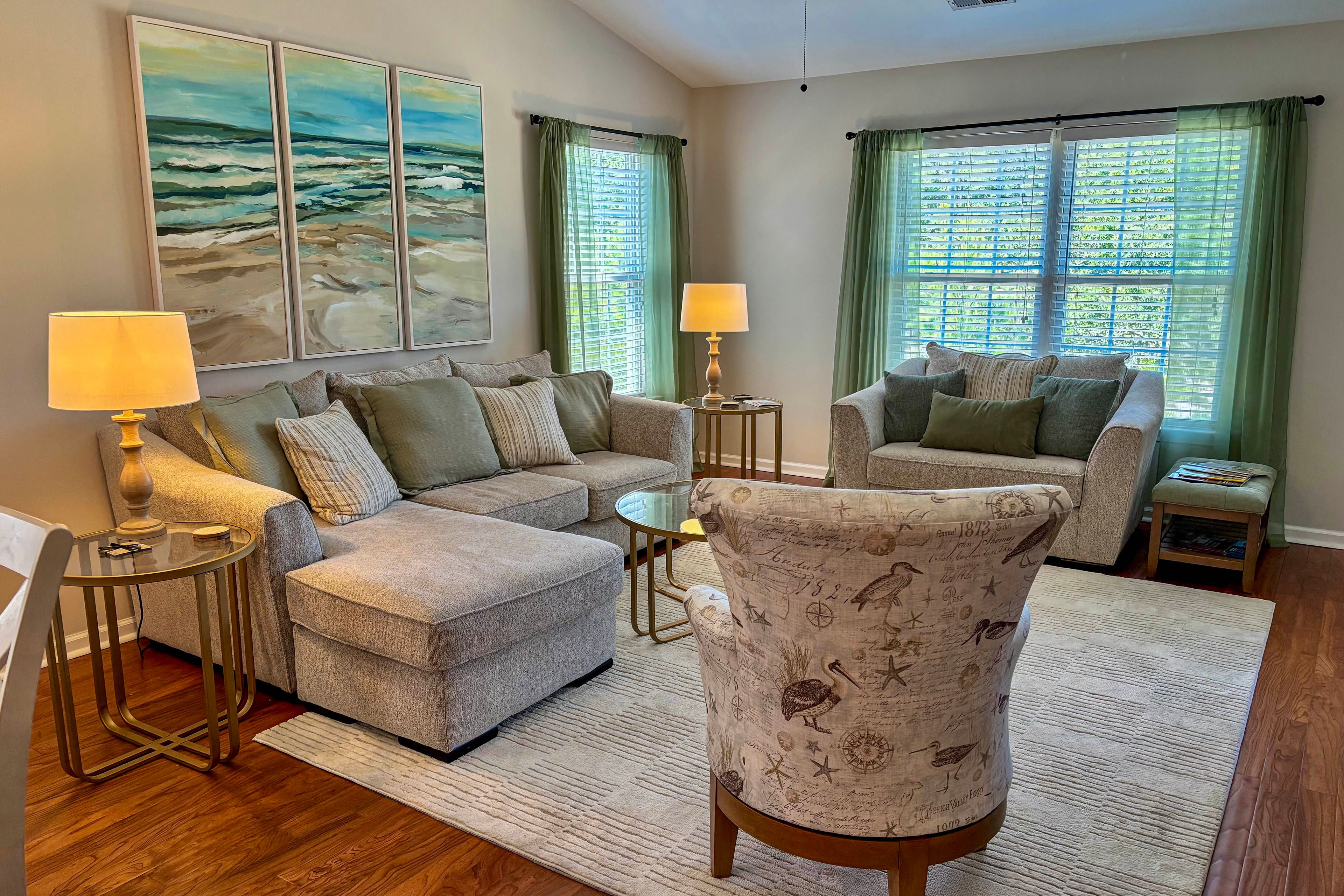 Pawleys Island Vacation Rental | 3BR | 2BA | 1,300 Sq Ft | Stairs Required