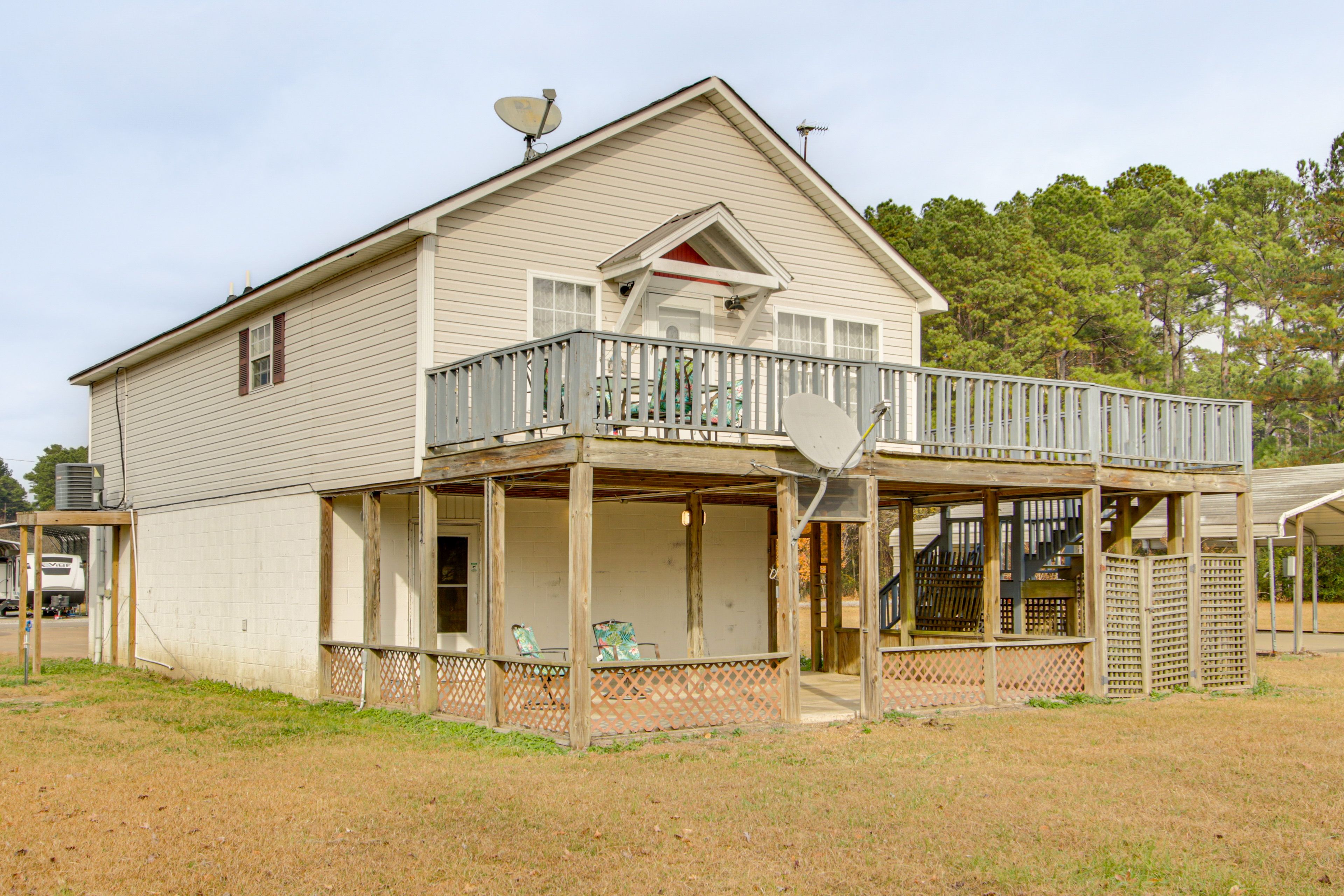 Home Exterior | Wraparound Deck | Rural & Private Setting