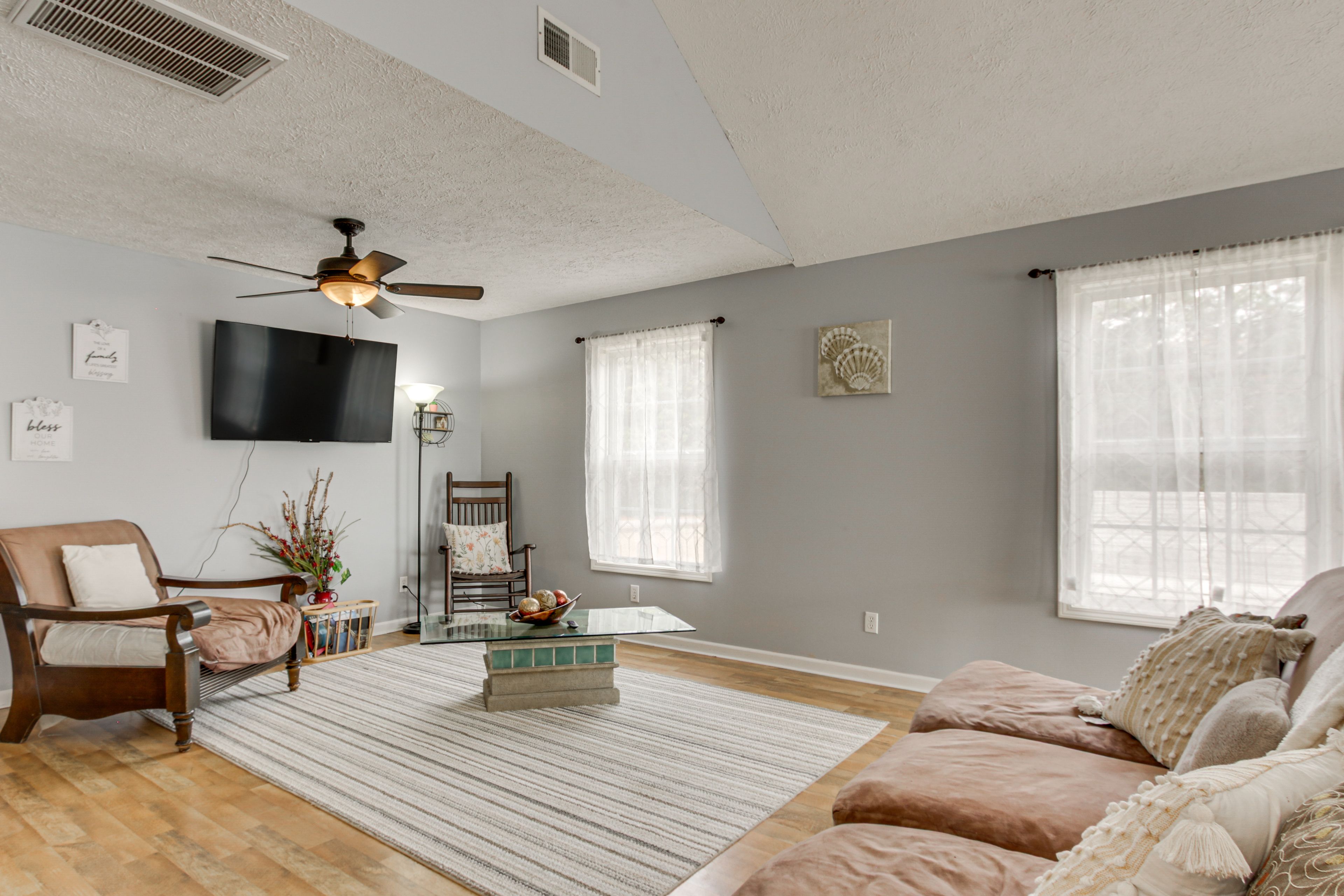 Living Room | Smart TV | Central A/C & Heat | Free WiFi | 2nd Floor