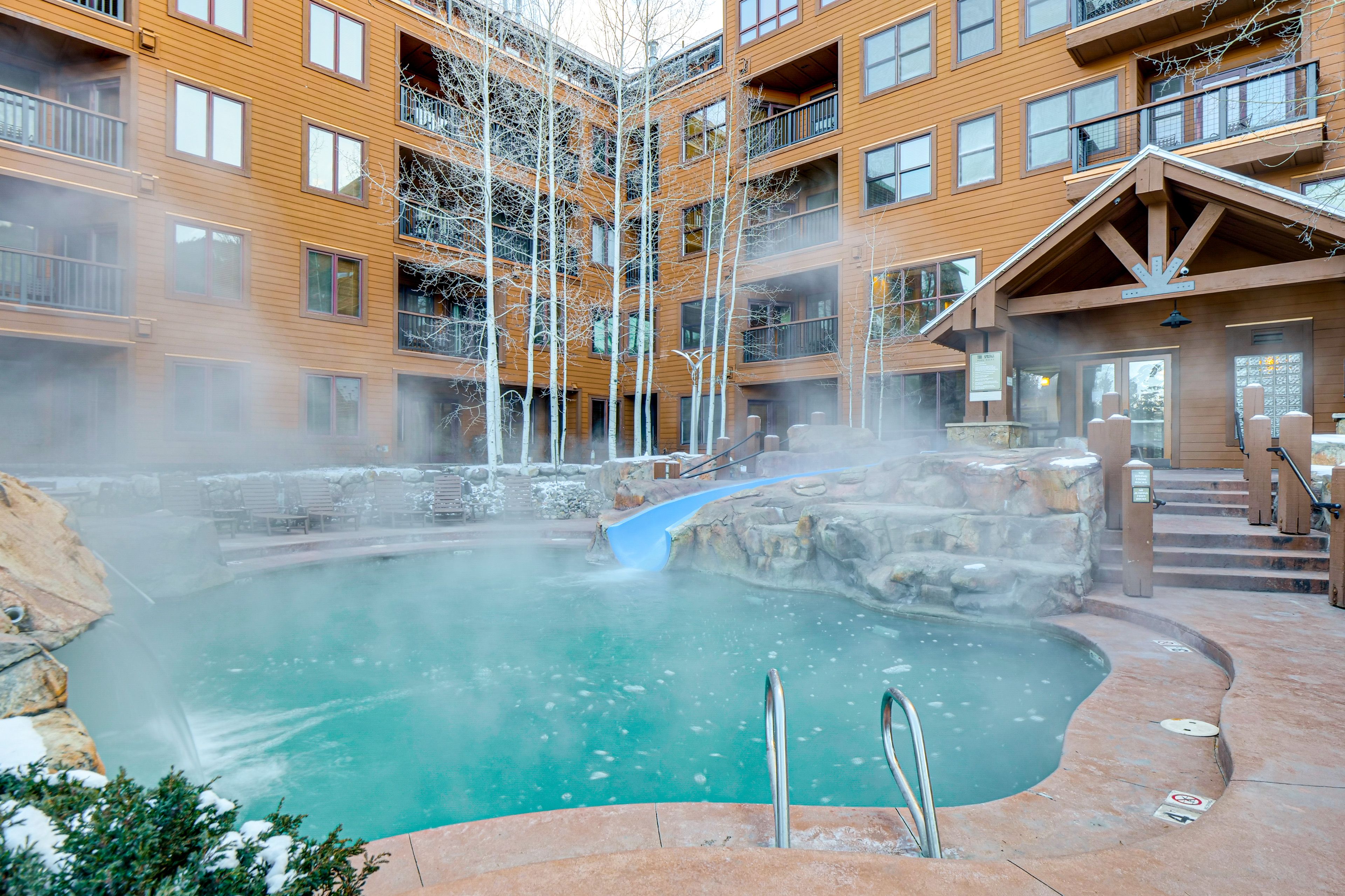 The Springs | Community Pool Area | Free Bus Stop On-Site