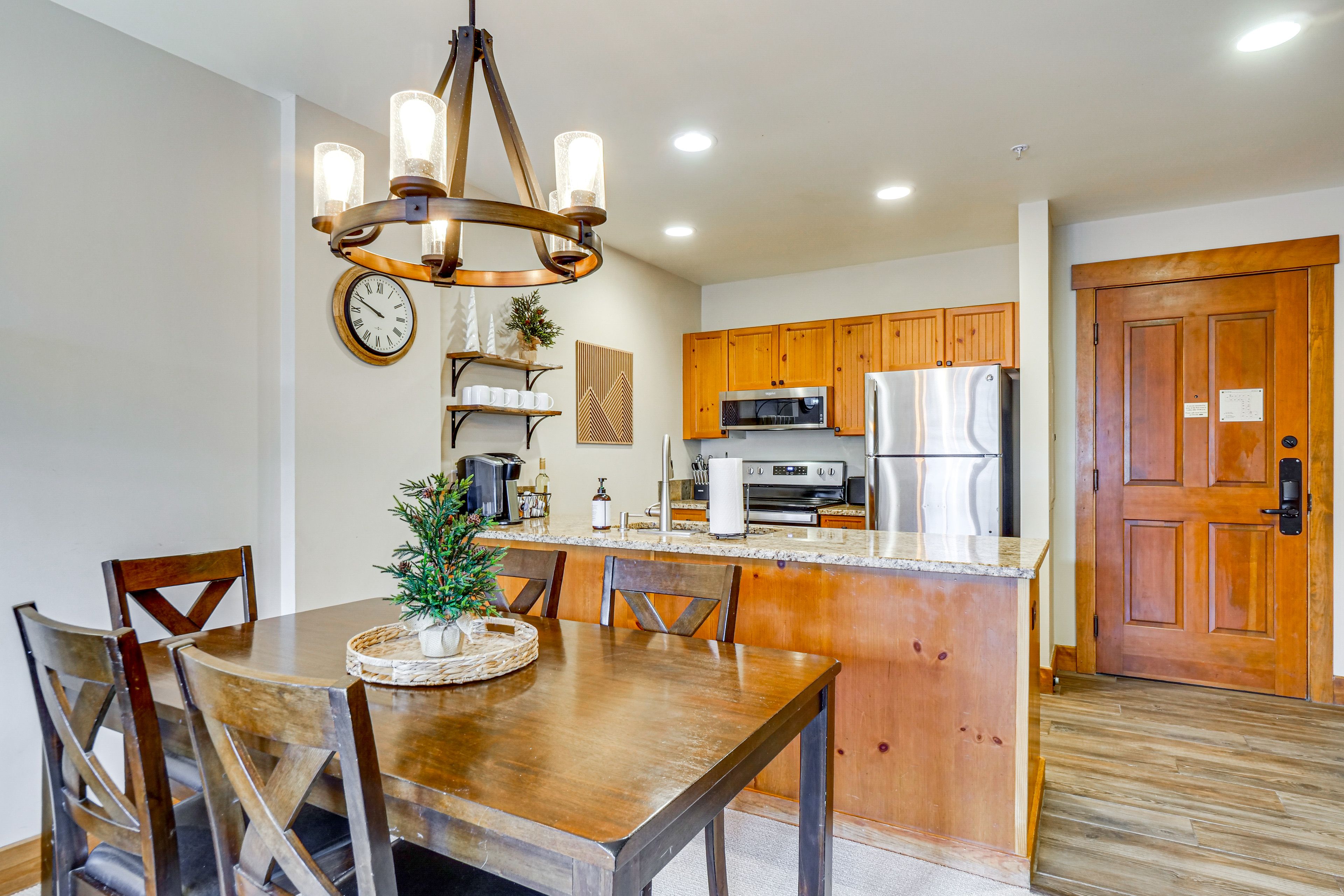 Kitchen & Dining Area | Keurig Coffee Maker | Dishware & Flatware