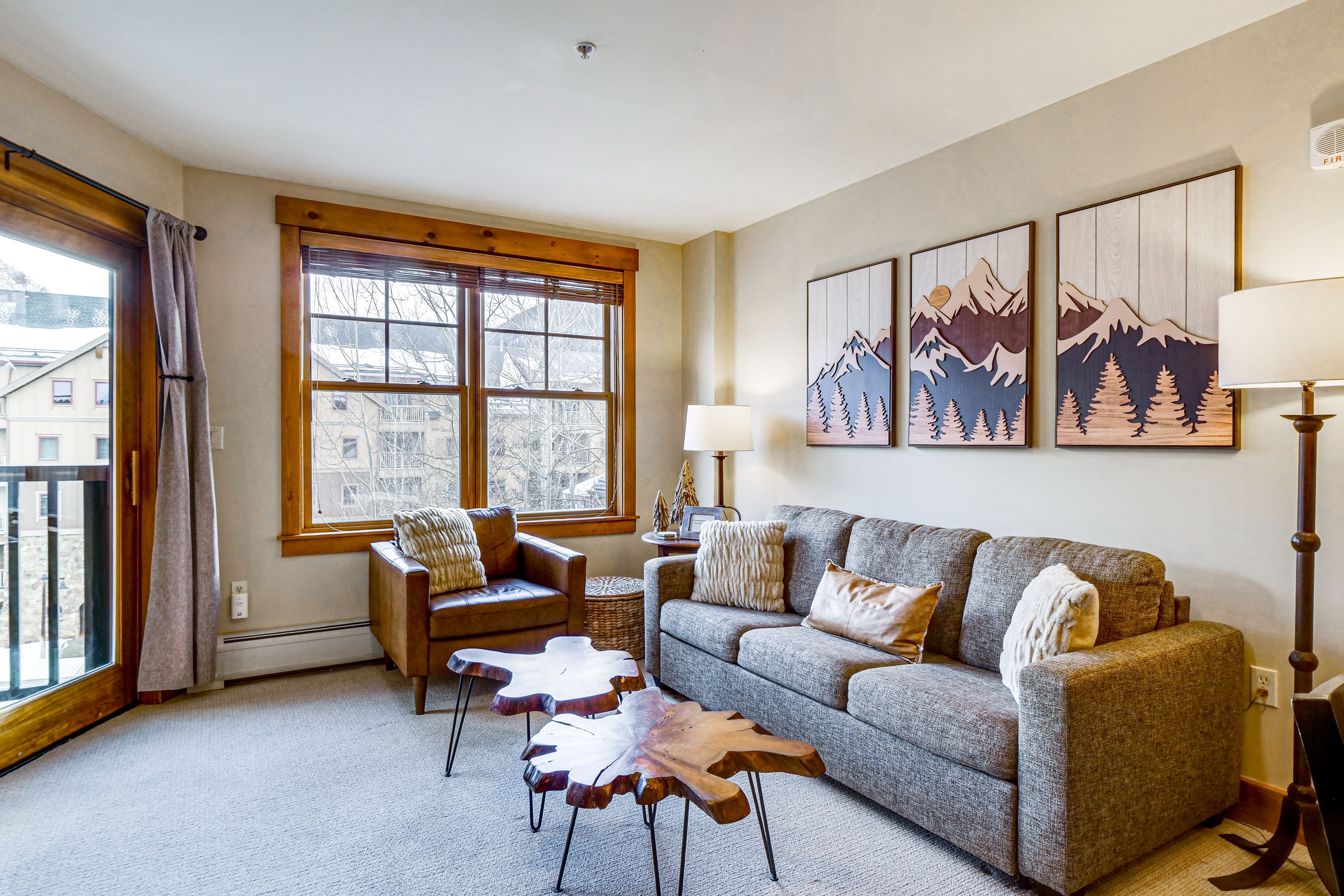 Living Room | Queen Sleeper Sofa | Free WiFi | Central Heat