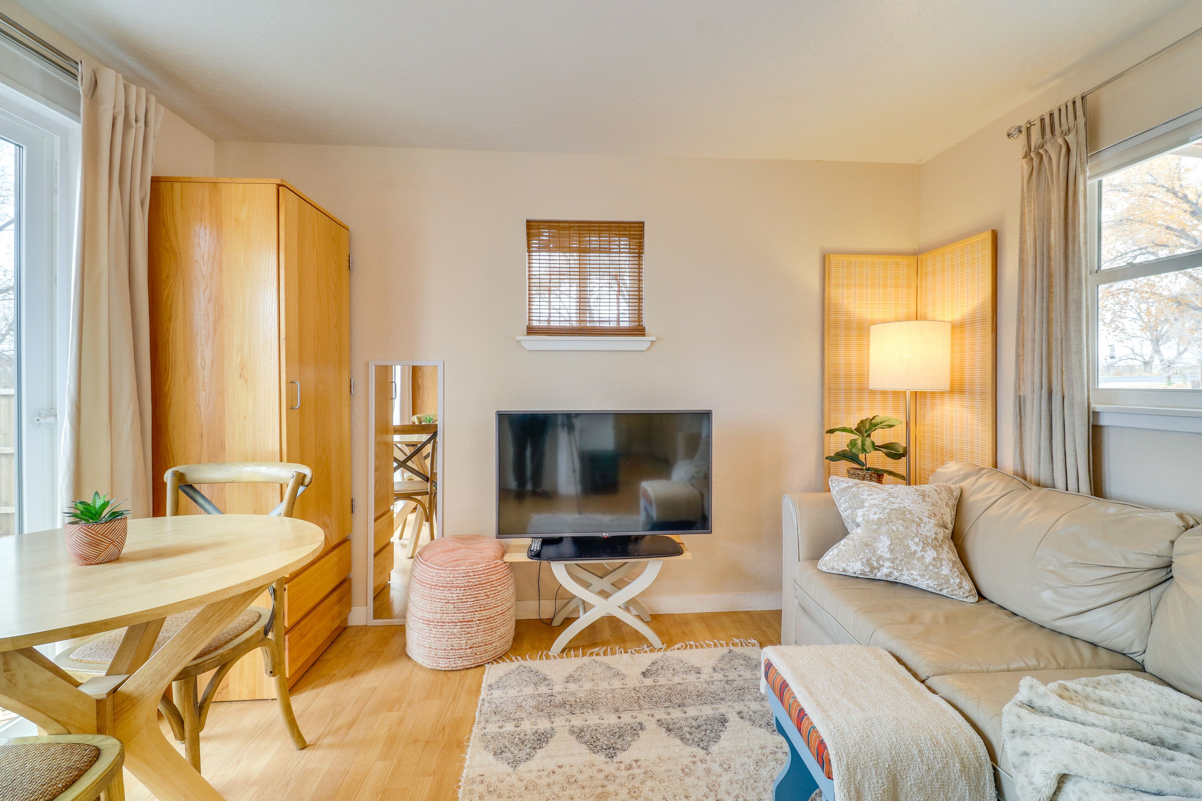 Living Area | Free WiFi | Full Sleeper Sofa