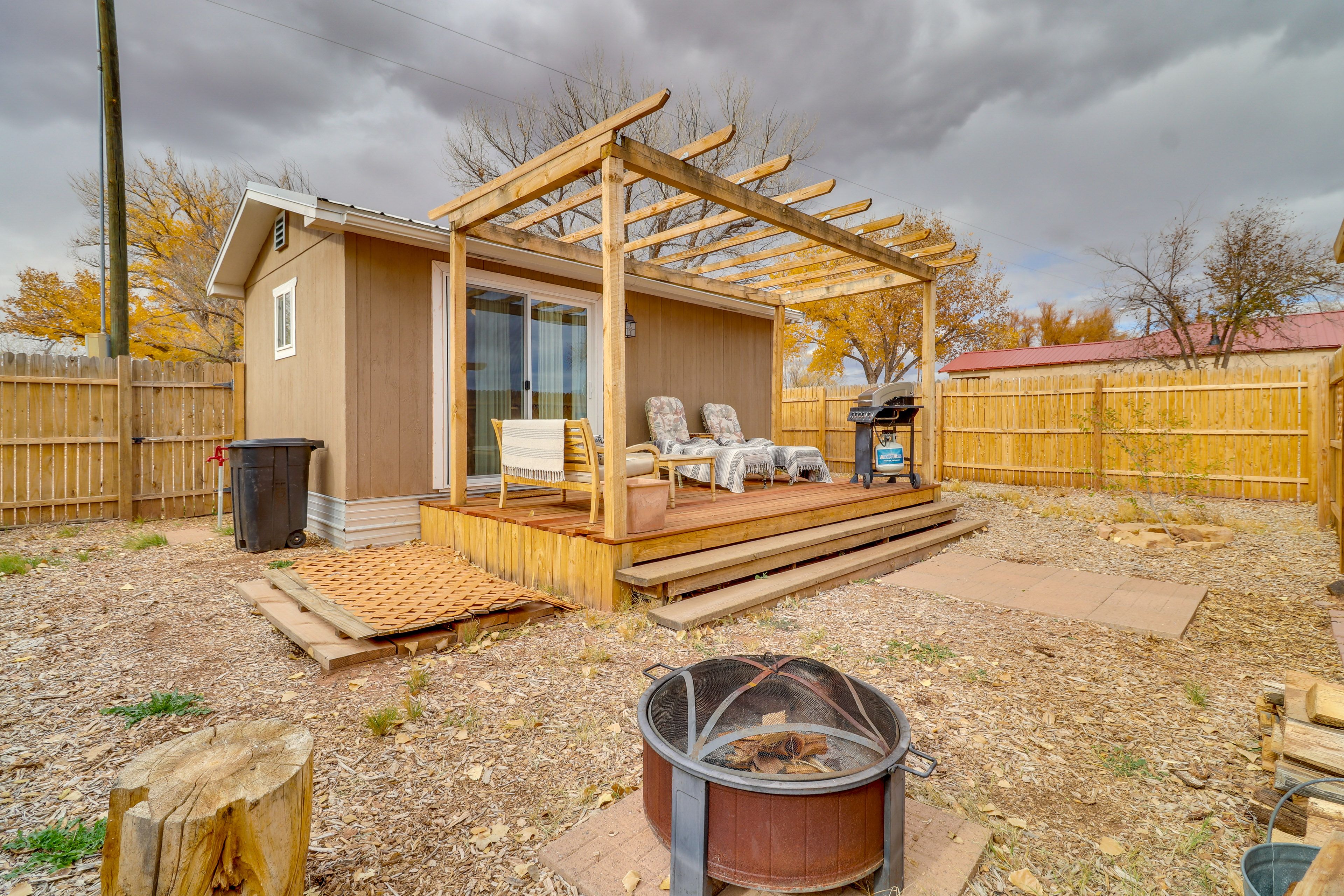 Private Backyard Area