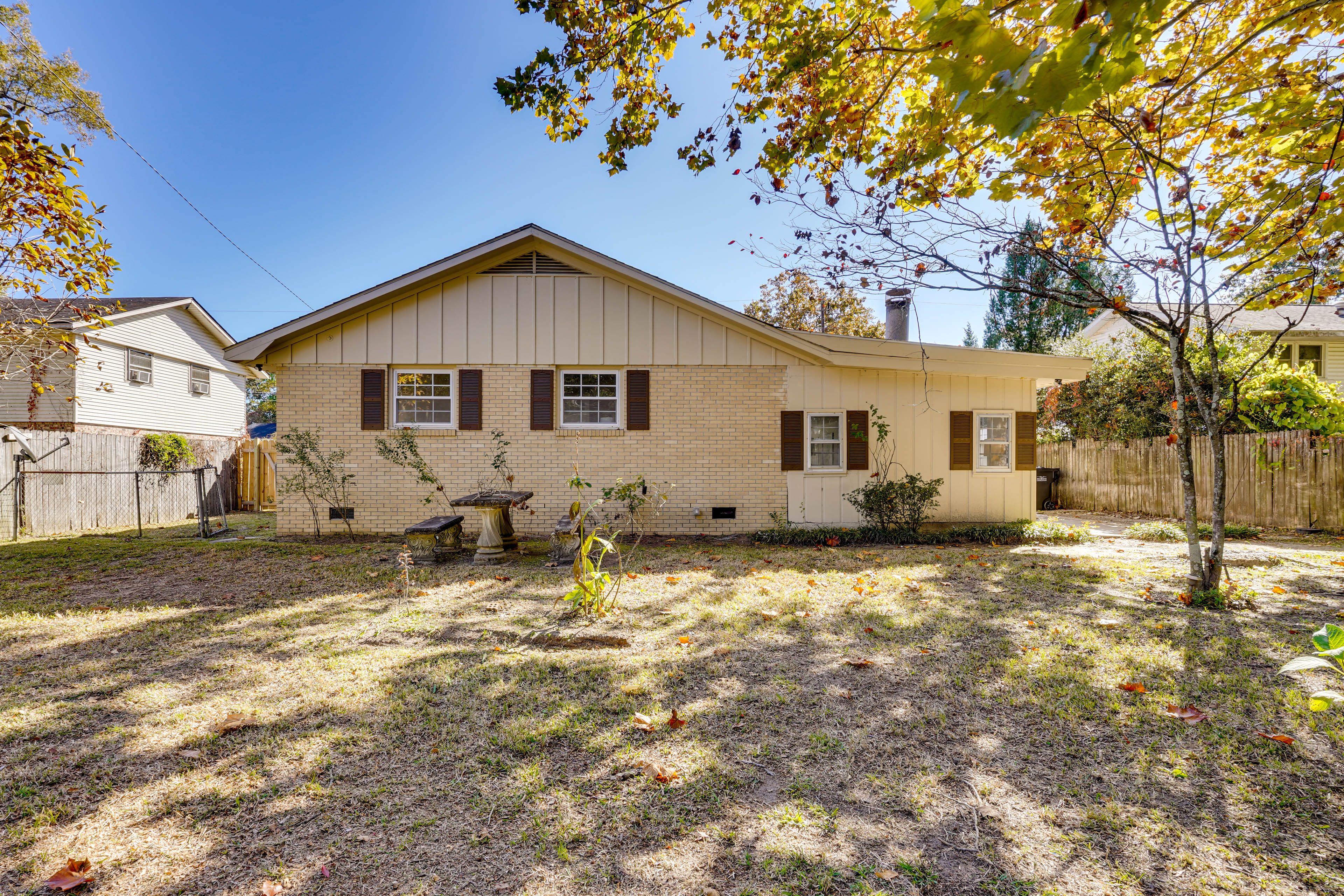 Private Backyard Area