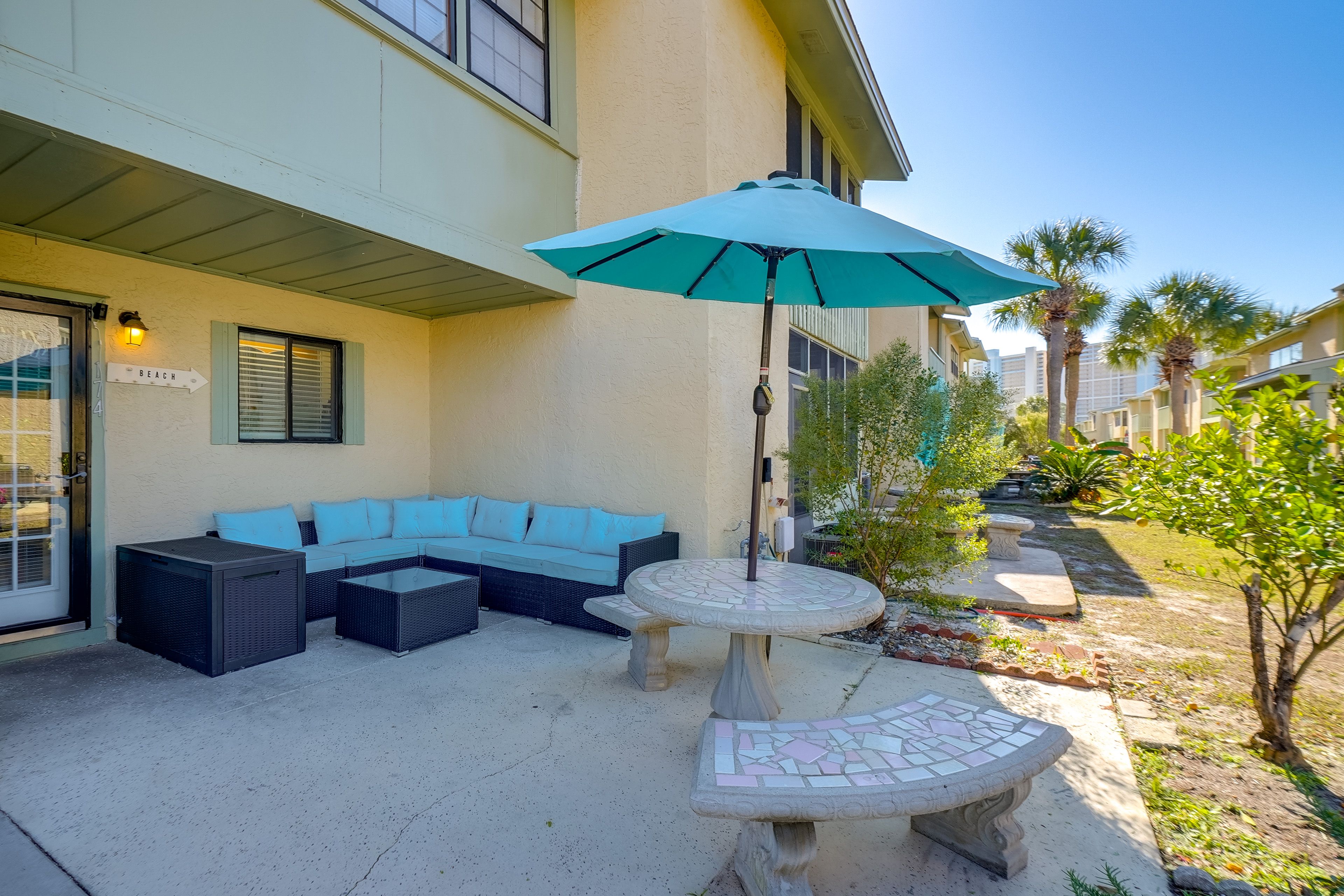 Back Patio | Grill | Dining Area | Lounge Seating