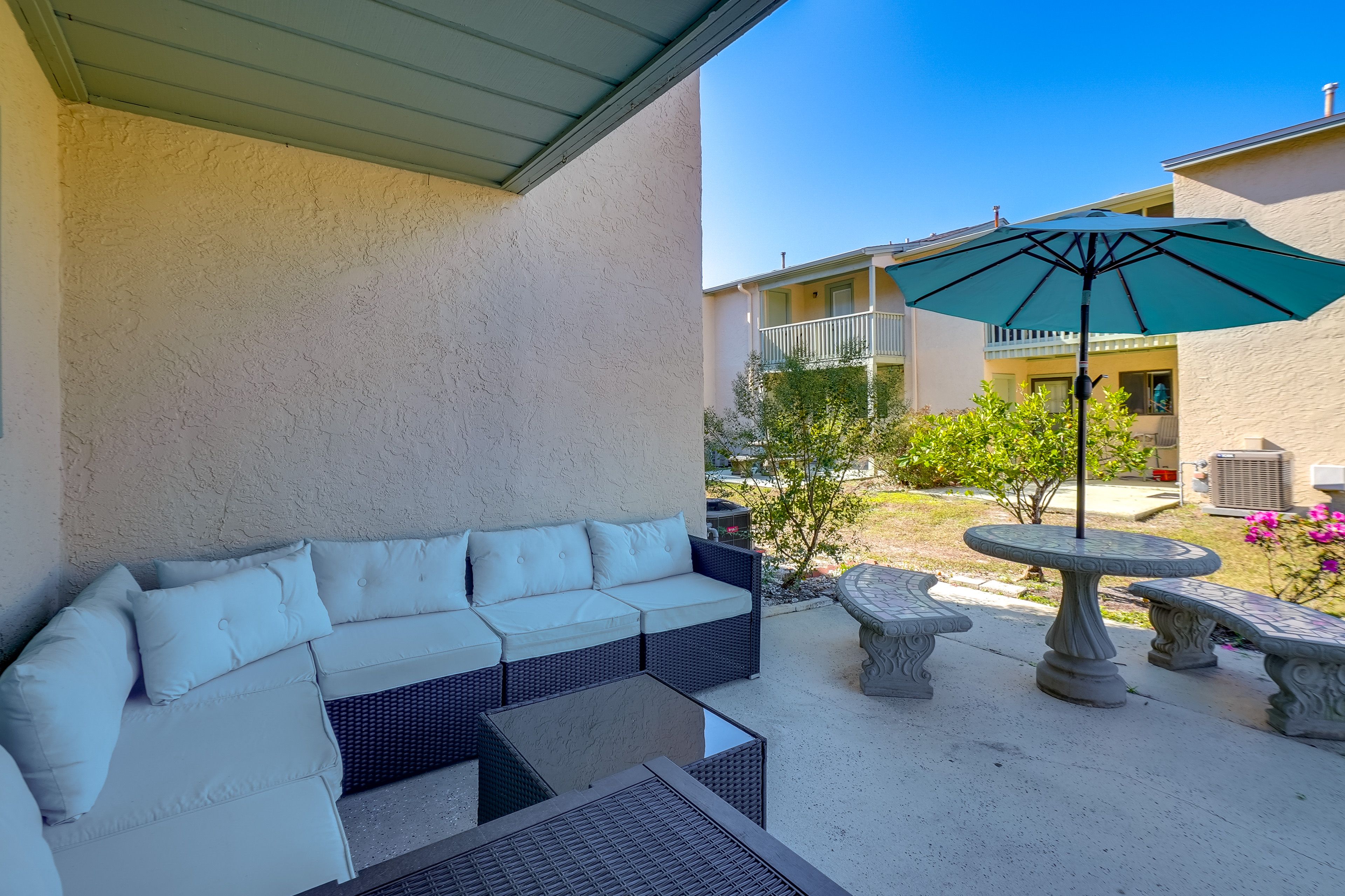 Private Patio | Grill | Dining Area | Lounge Seating