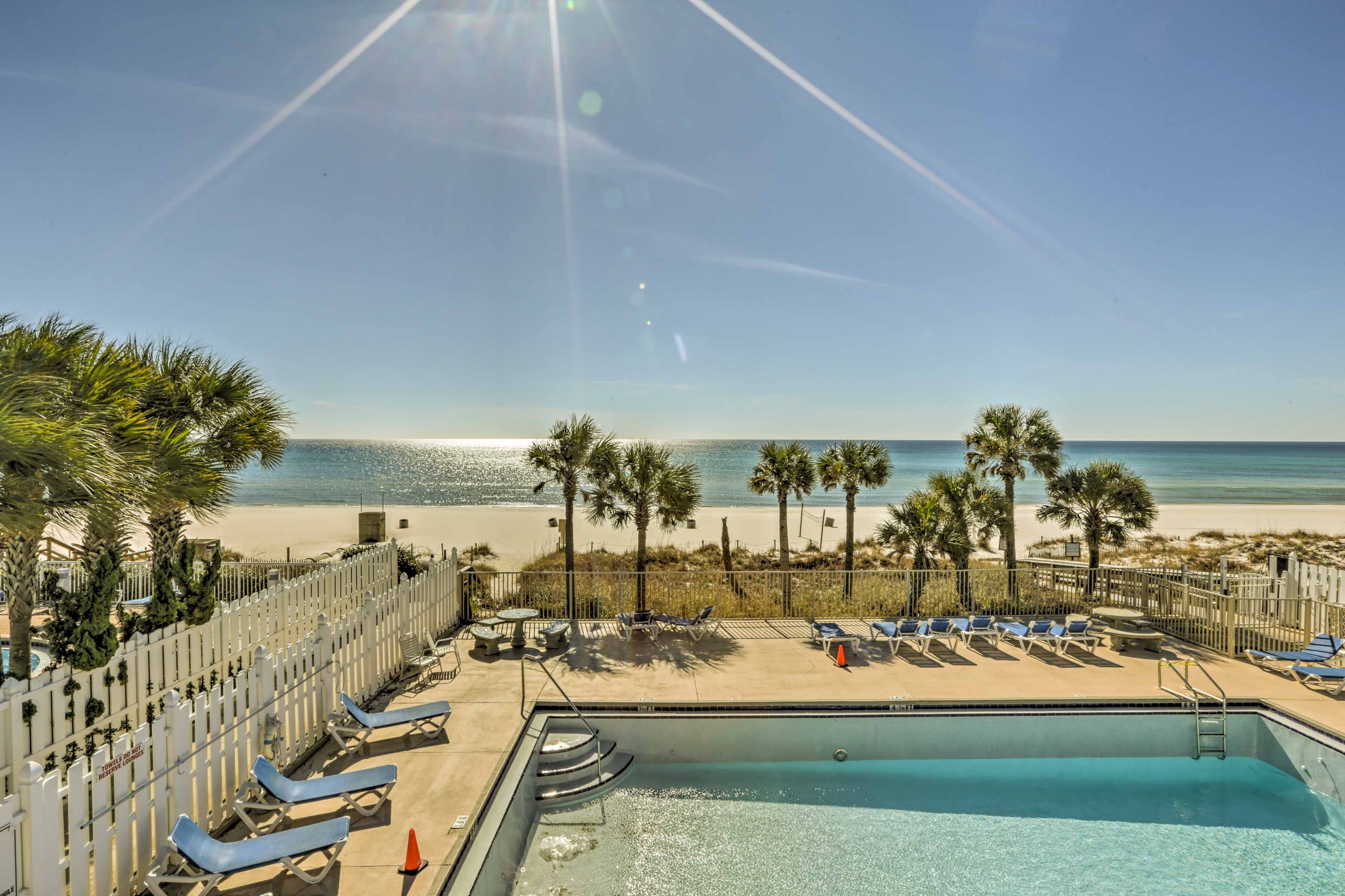 Panama City Beach Vacation Rental | 2BR | 1.5BA | 1,000 Sq Ft | Stairs Required