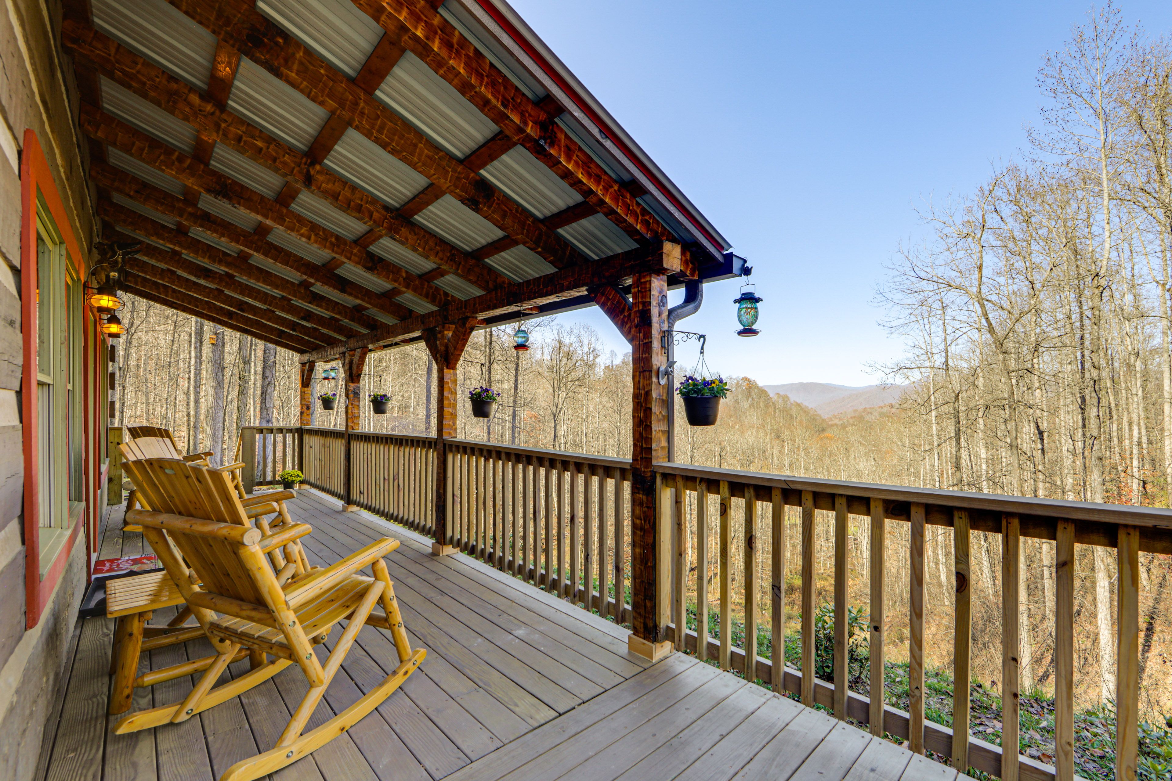 Wraparound Deck | Mountain Views | 2-Story Home