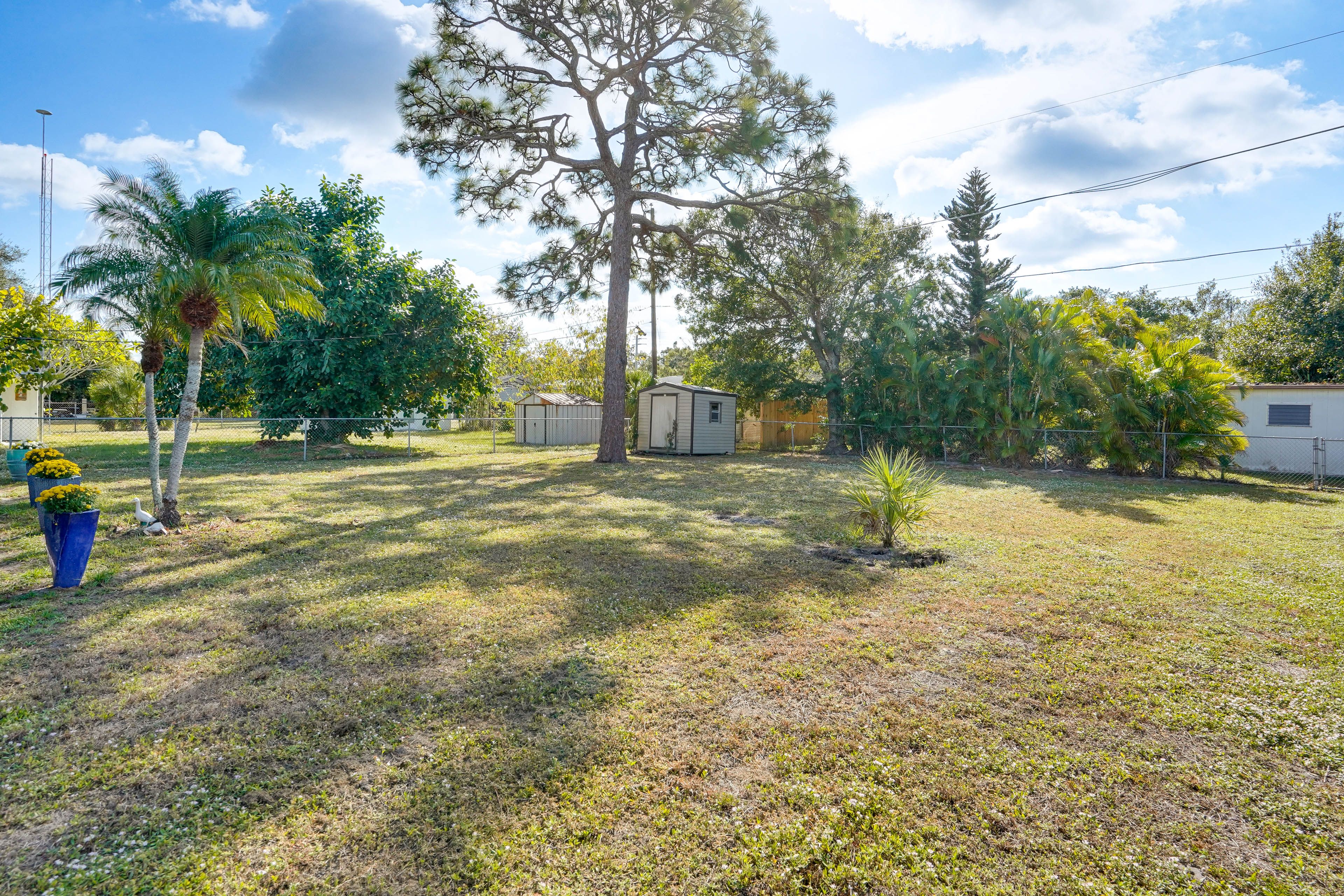 Private Backyard Area