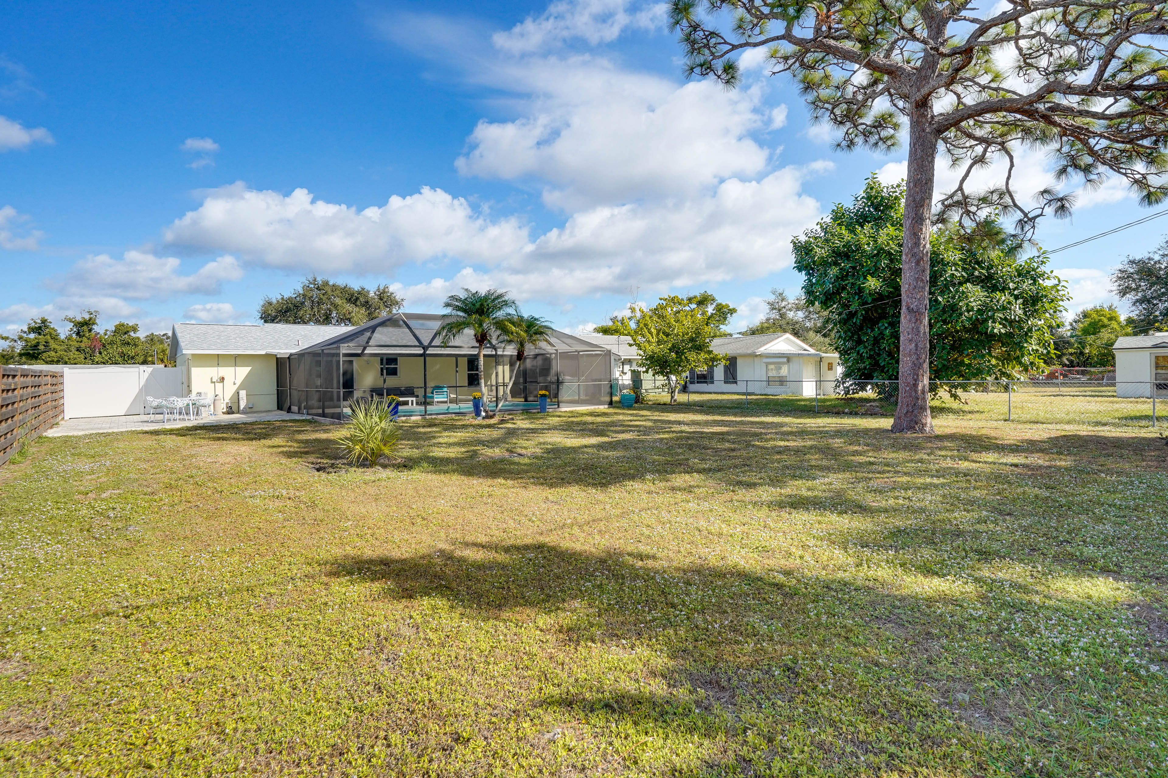 Private Backyard Area