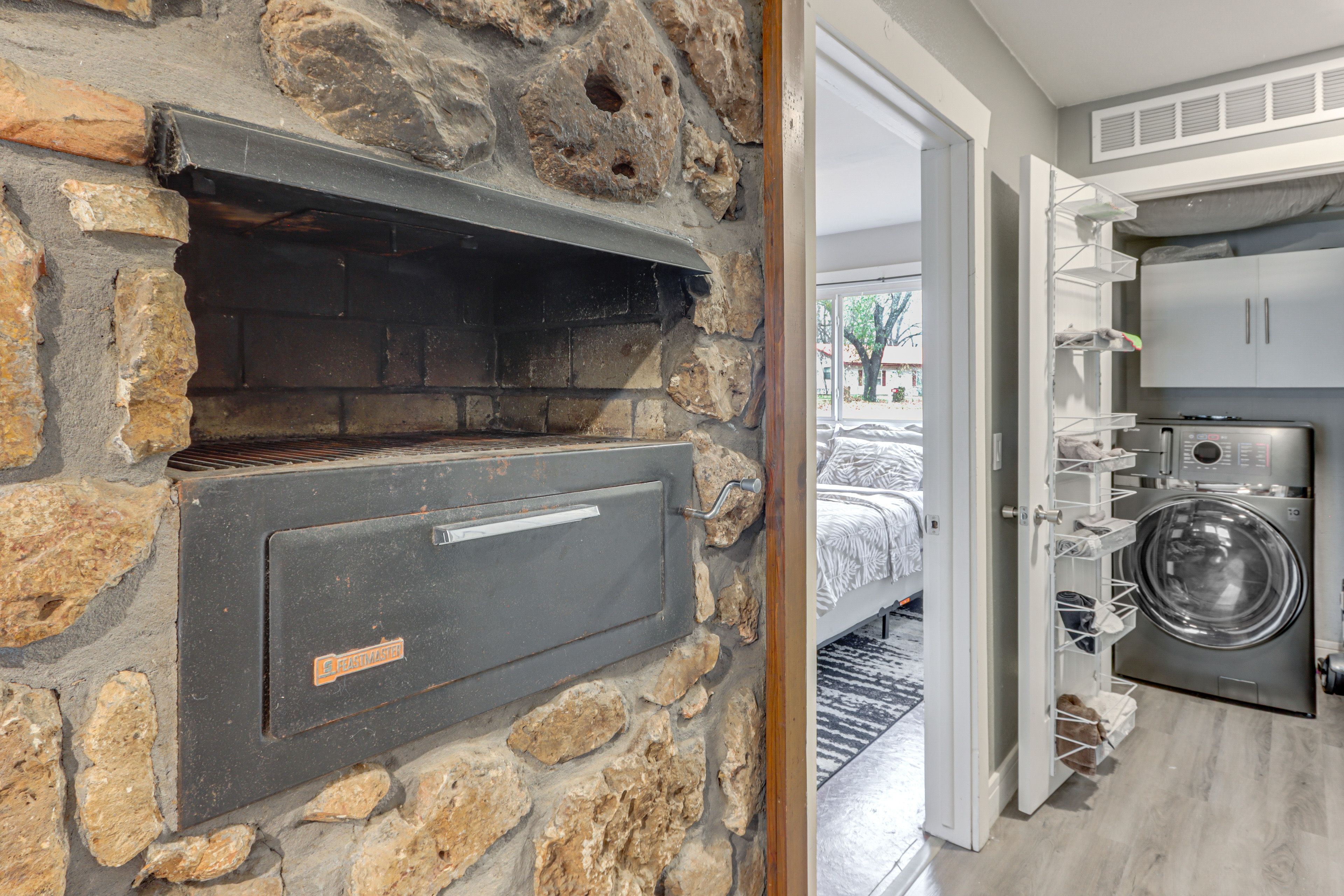 Built-In Charcoal Grill | 1st Floor | Washer/Dryer
