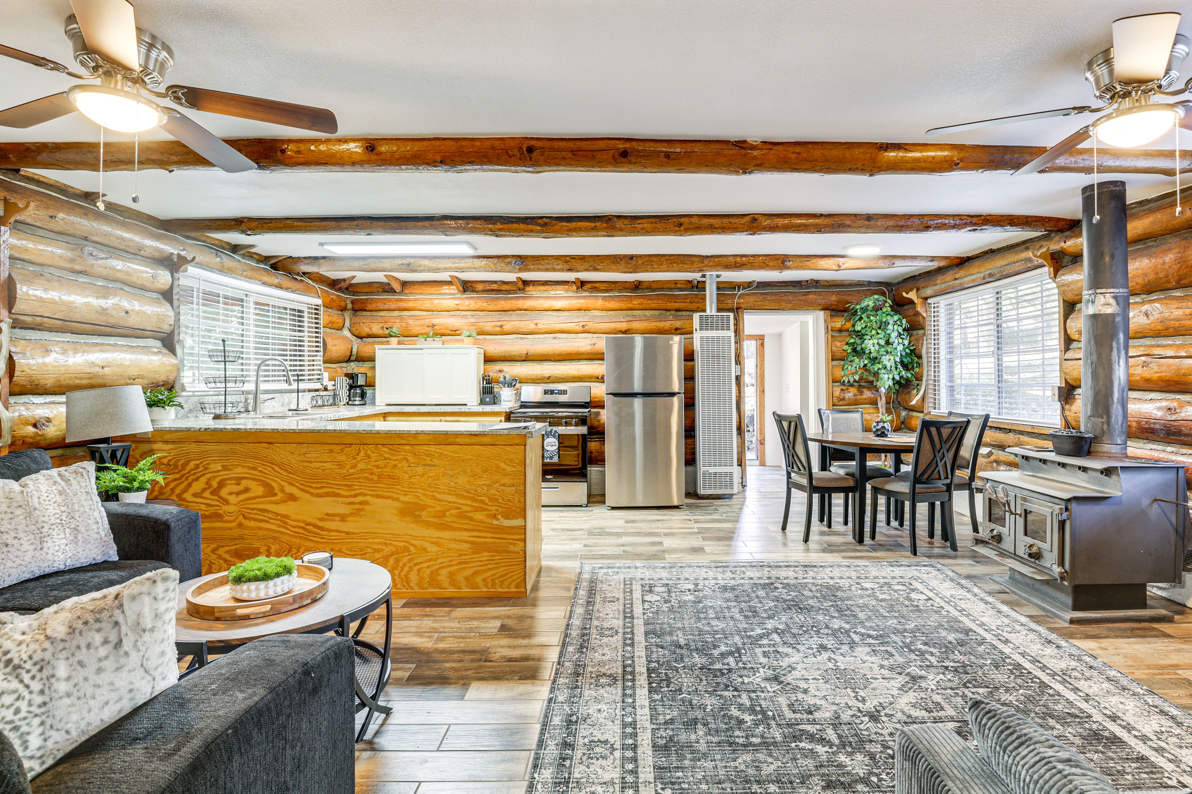 Living Room | Wood-Burning Stove