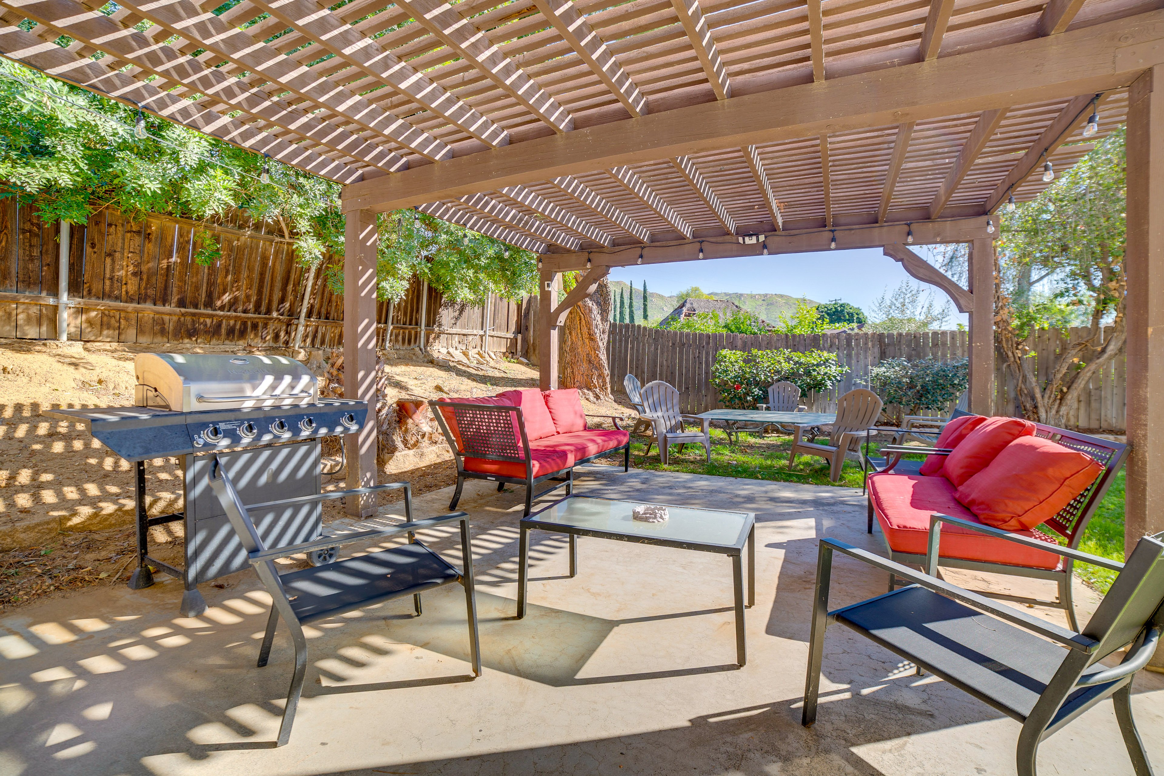 Private Backyard Area
