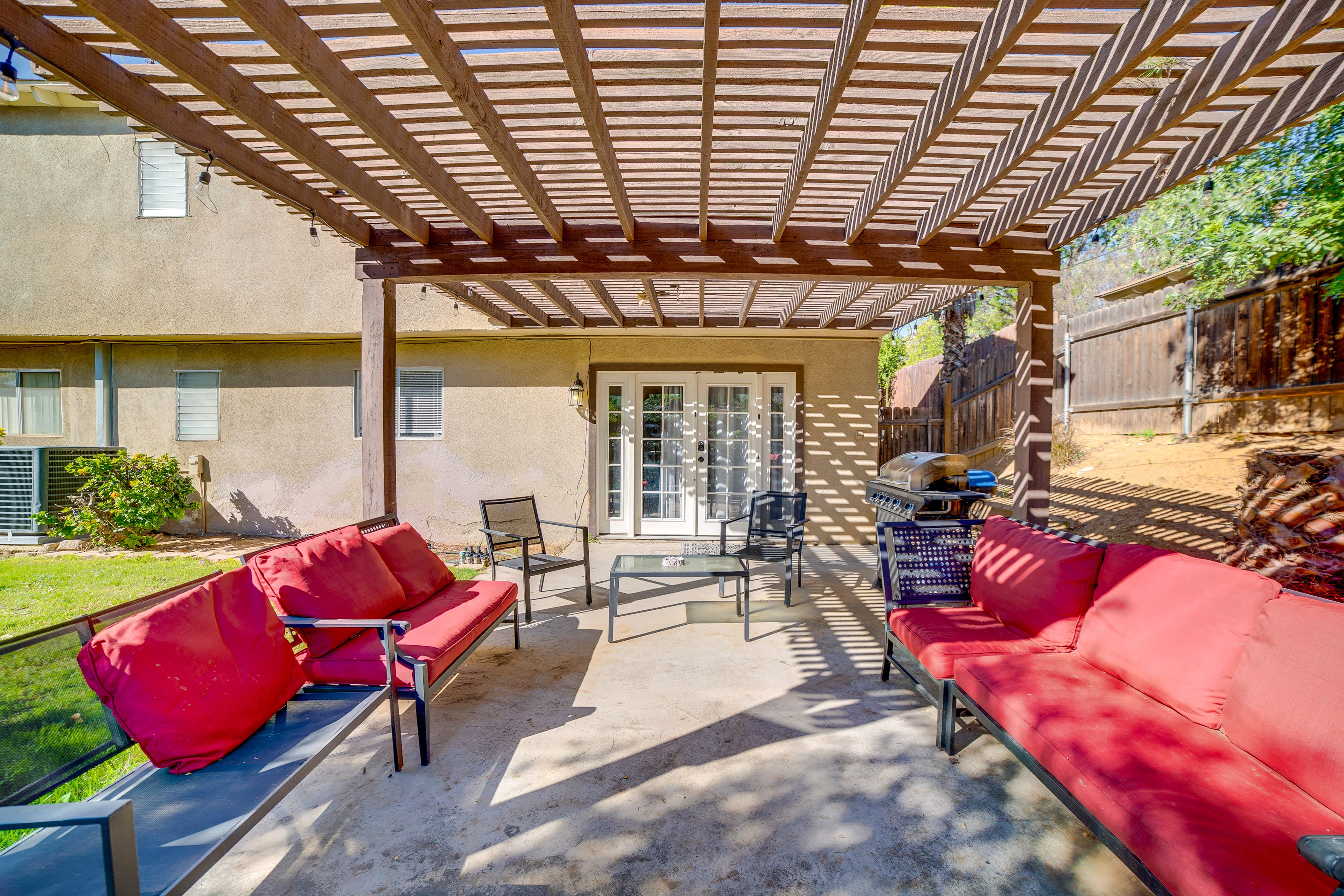 Private Backyard Area