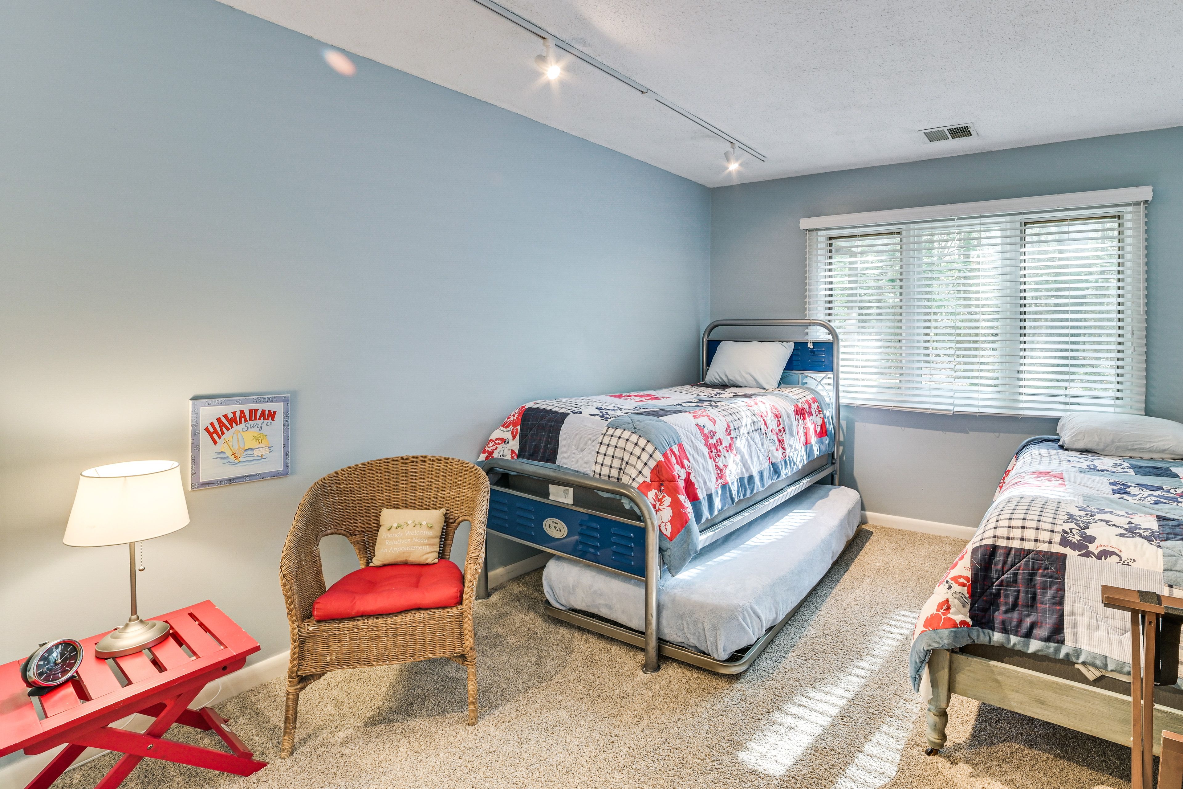 Bedroom 3 | 2 Twin Beds | 1 Twin Trundle | Lower Level