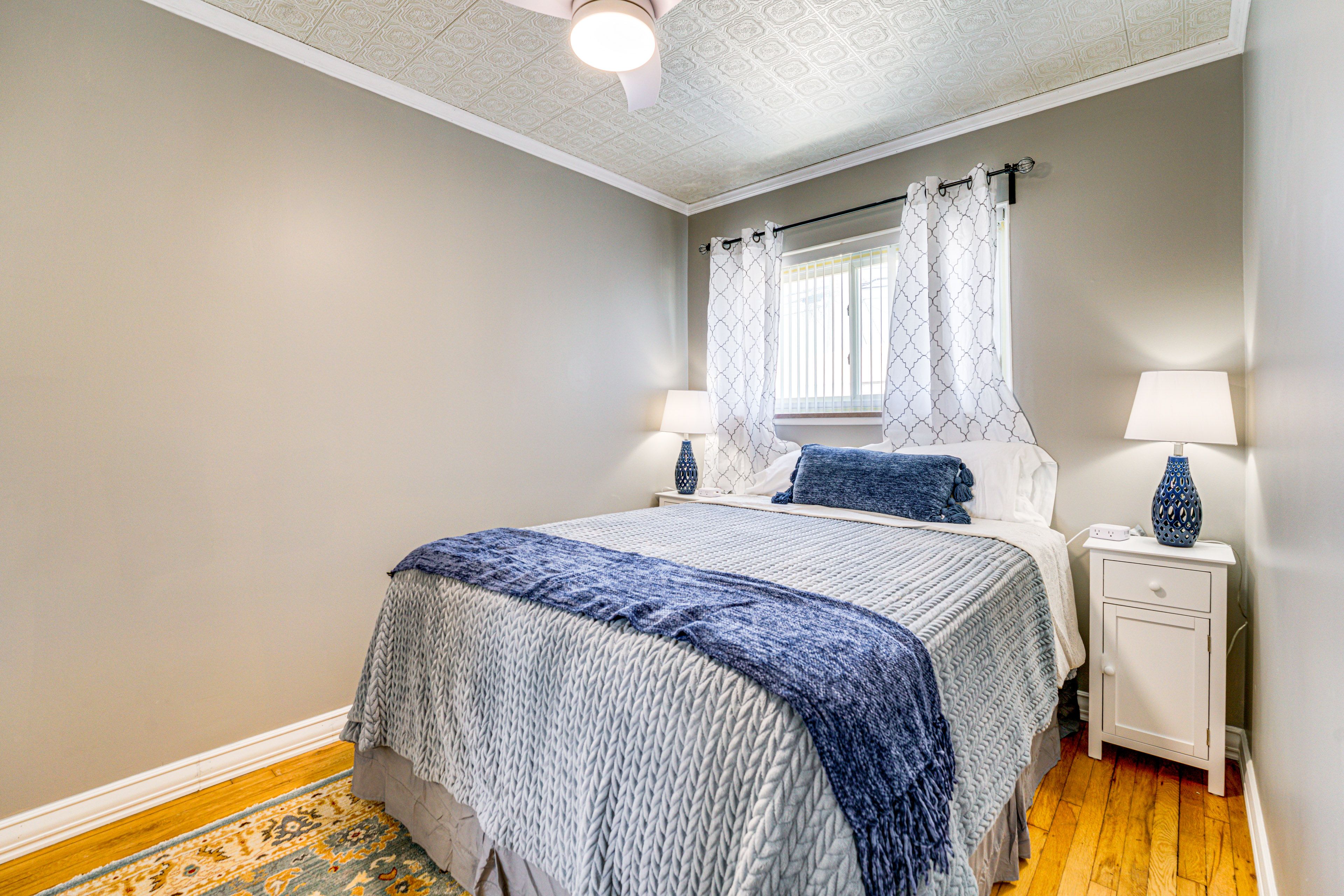 Bedroom 2 | Full Bed | Ceiling Fan