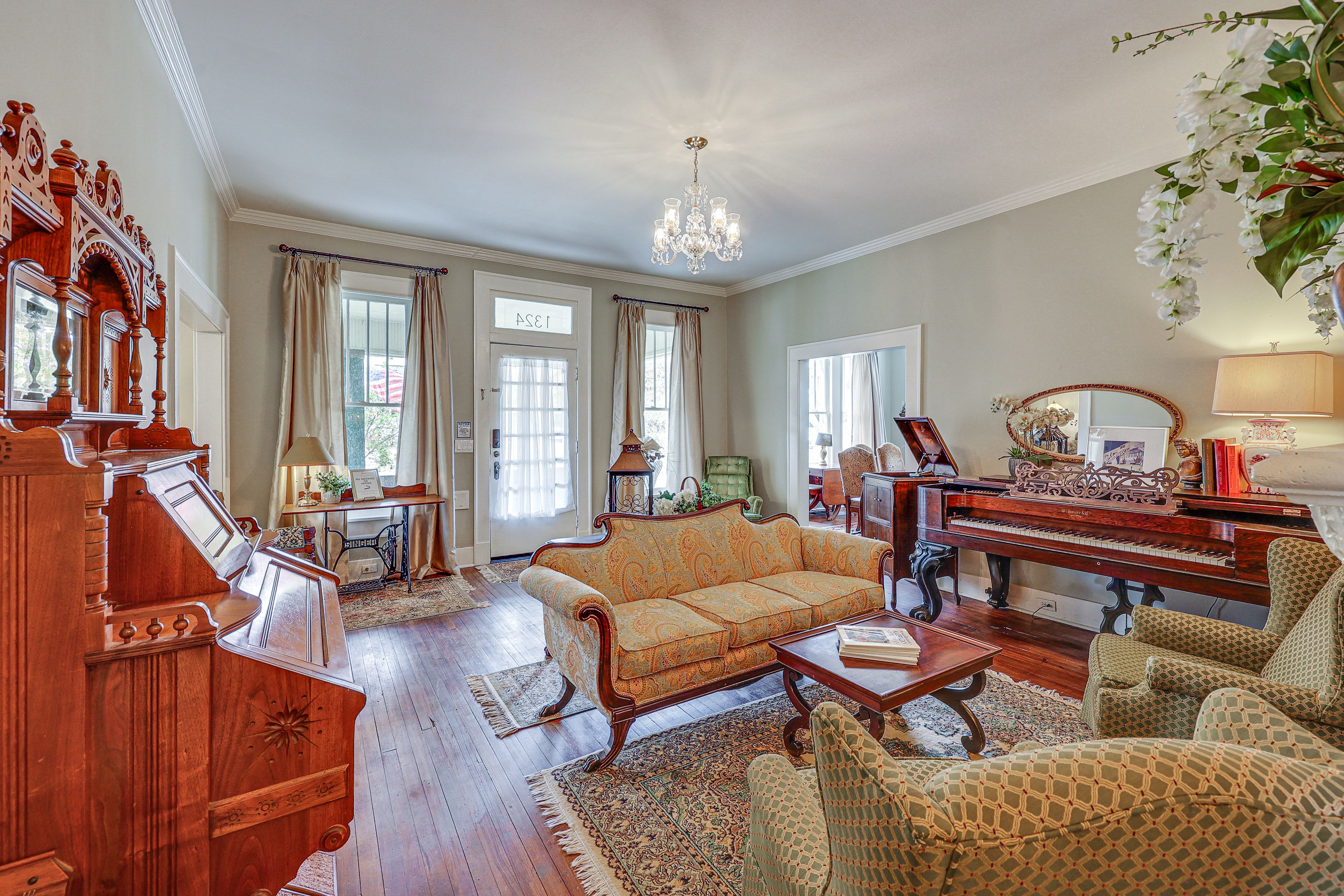 Family Room | Piano | Record Player | 1st Floor