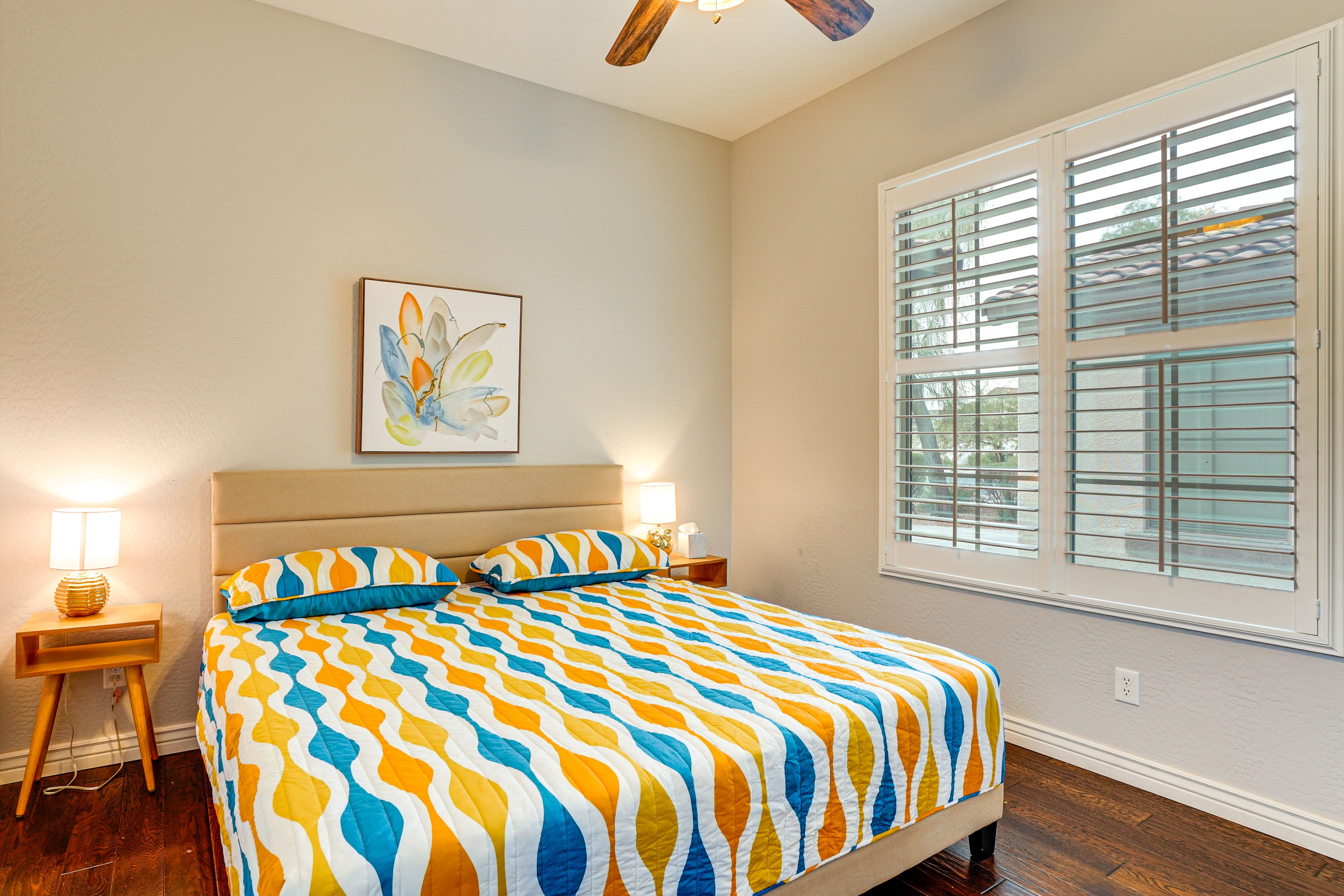 Bedroom 1 | 1st Floor | King Bed | Linens Provided