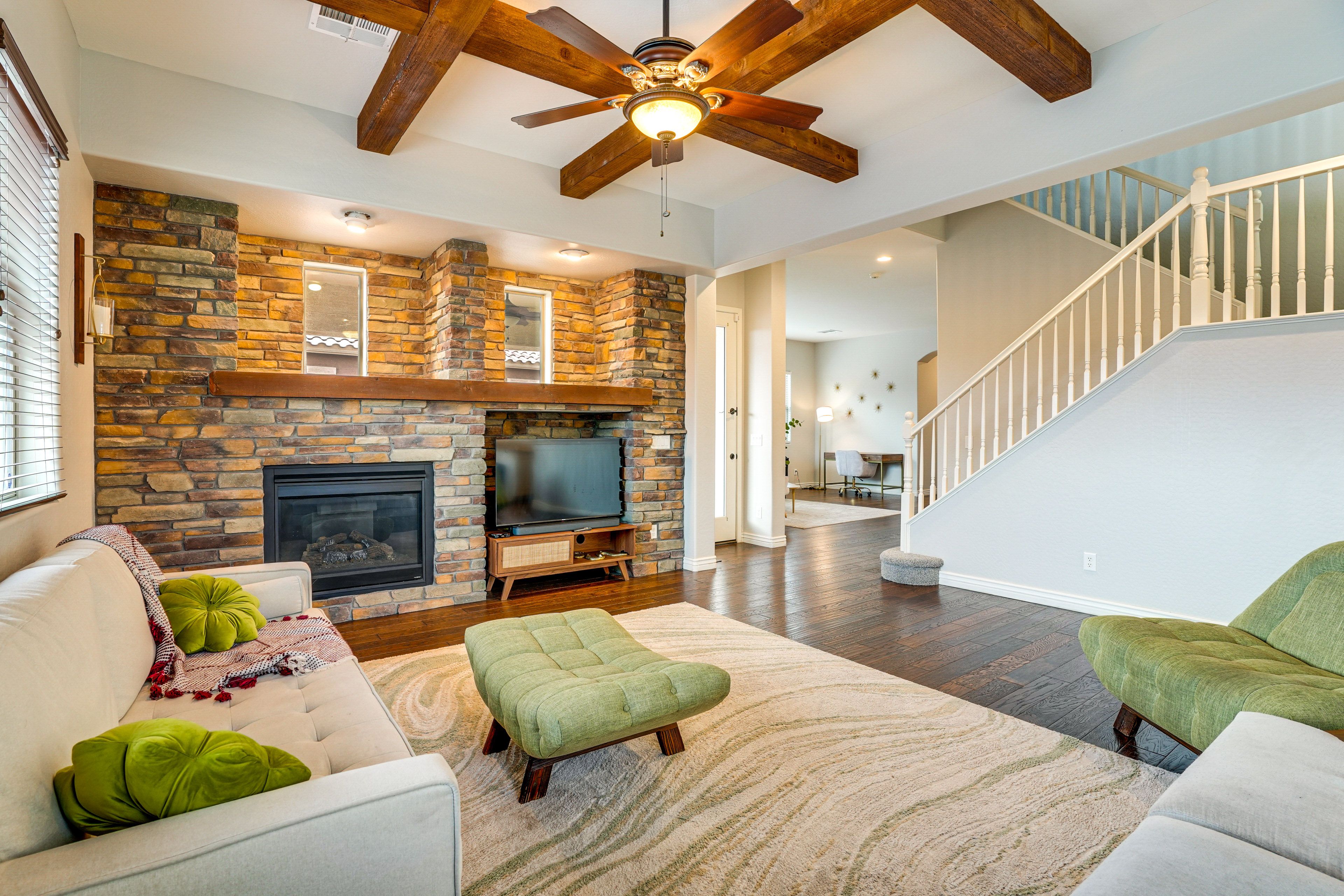 Living Room | 1st Floor | Central A/C & Heating