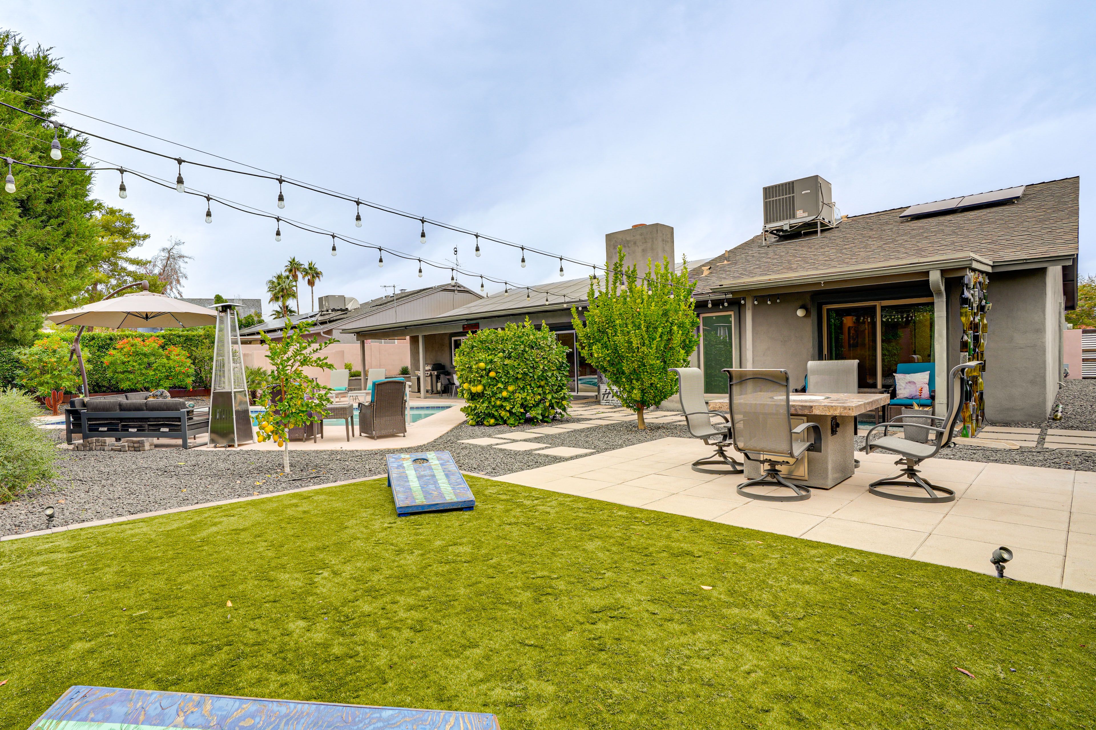 Private Backyard Area