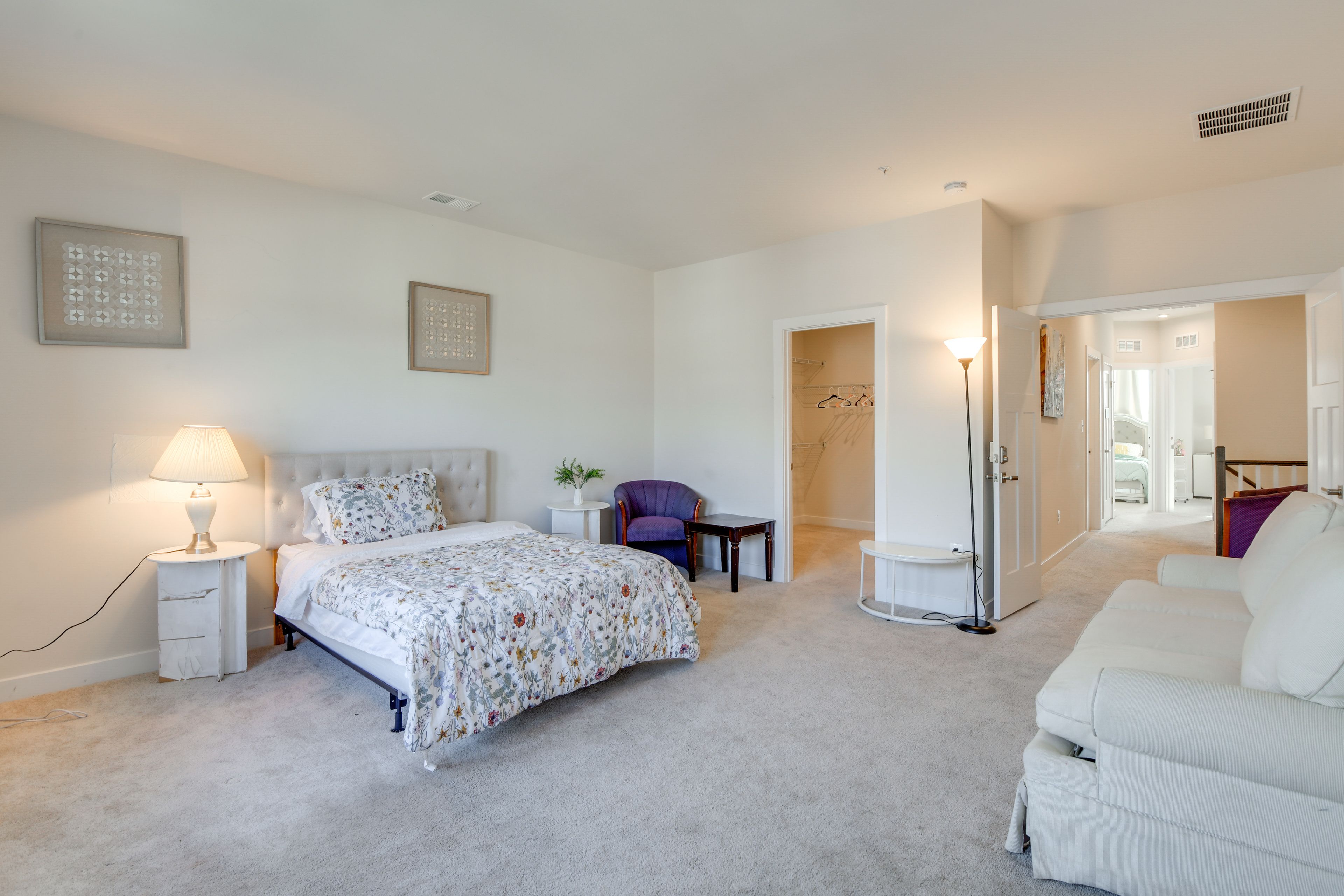 Bedroom 1 | Full Bed | Full Sleeper Sofa | Upper Level