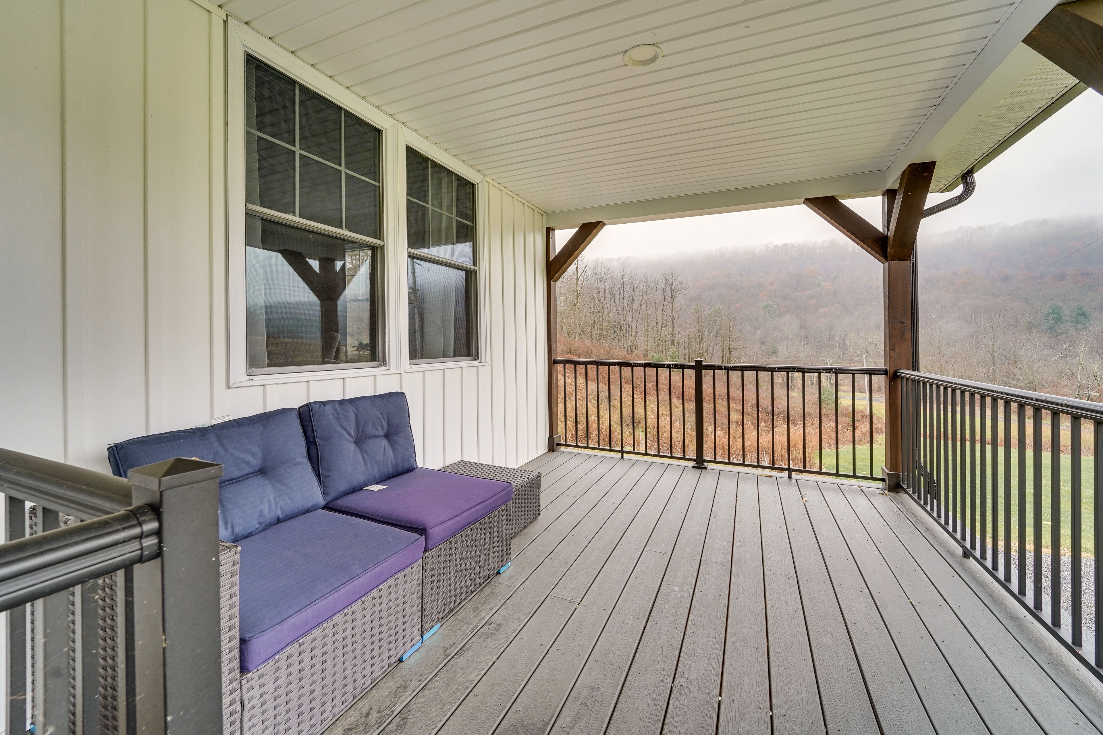 Deck | Dining Area | Rocking Chairs | Mountain Views