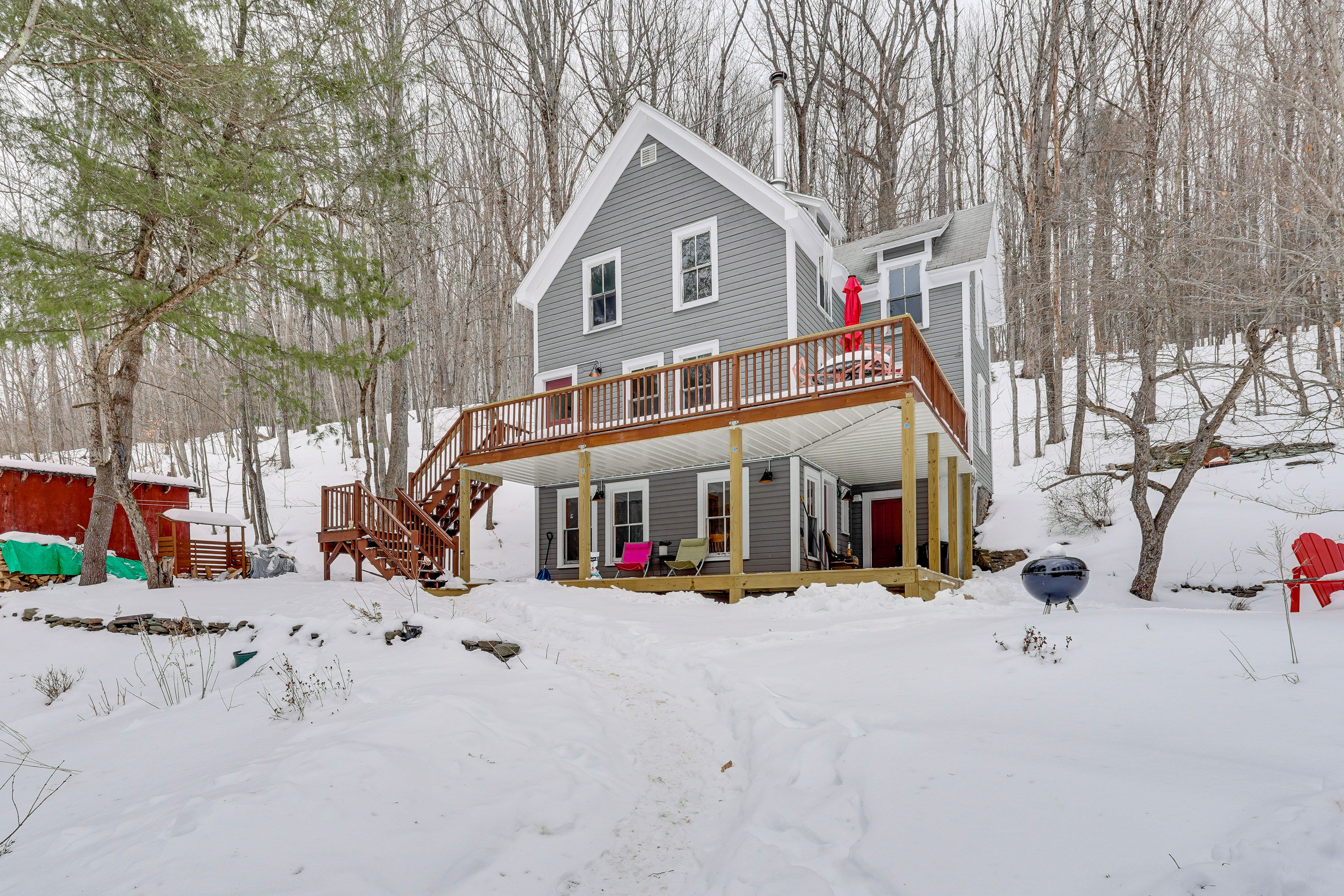 Property Exterior | Multi-Level Home