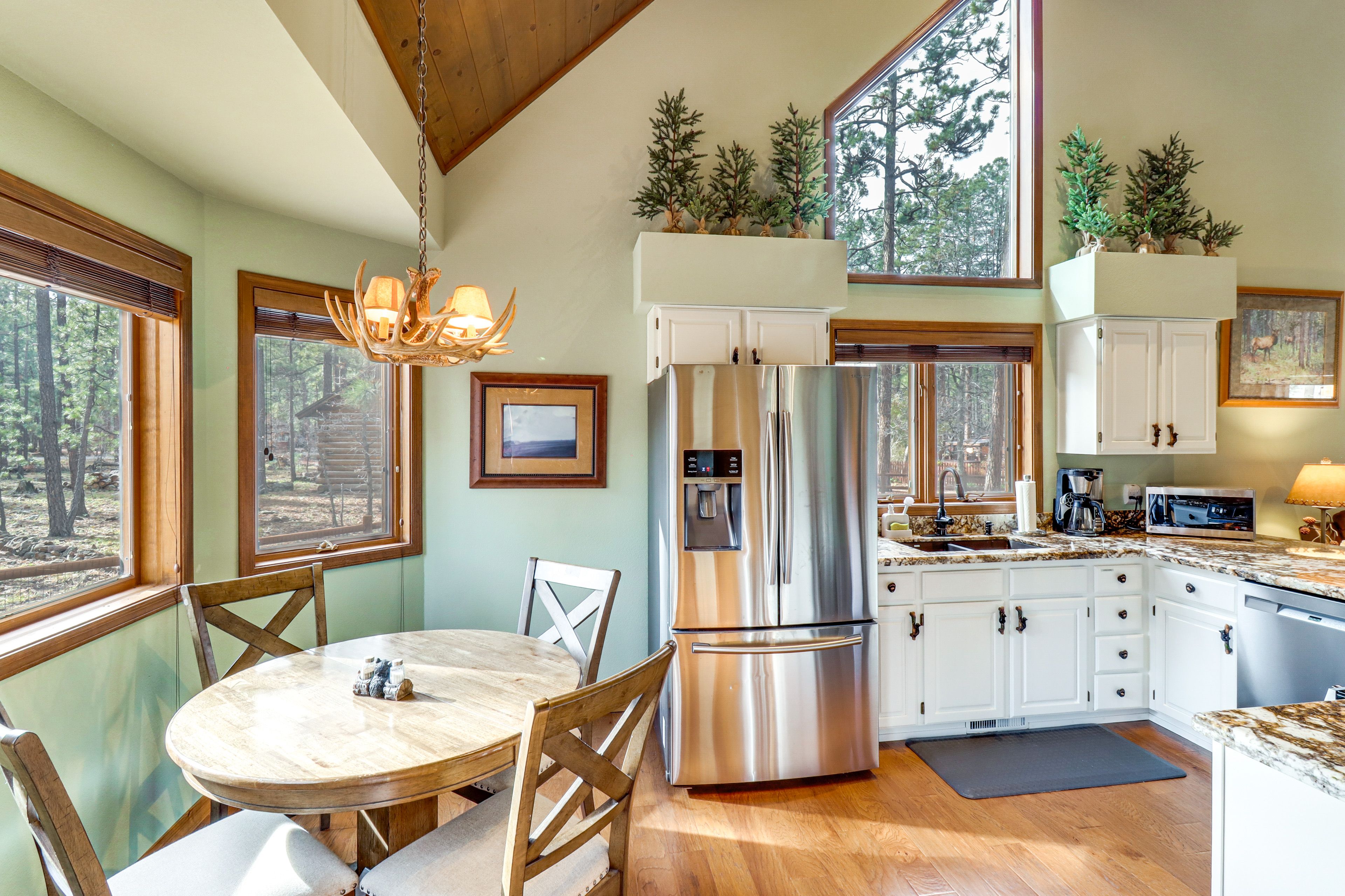 Kitchen & Dining Area | 1st Floor | Dishware & Flatware