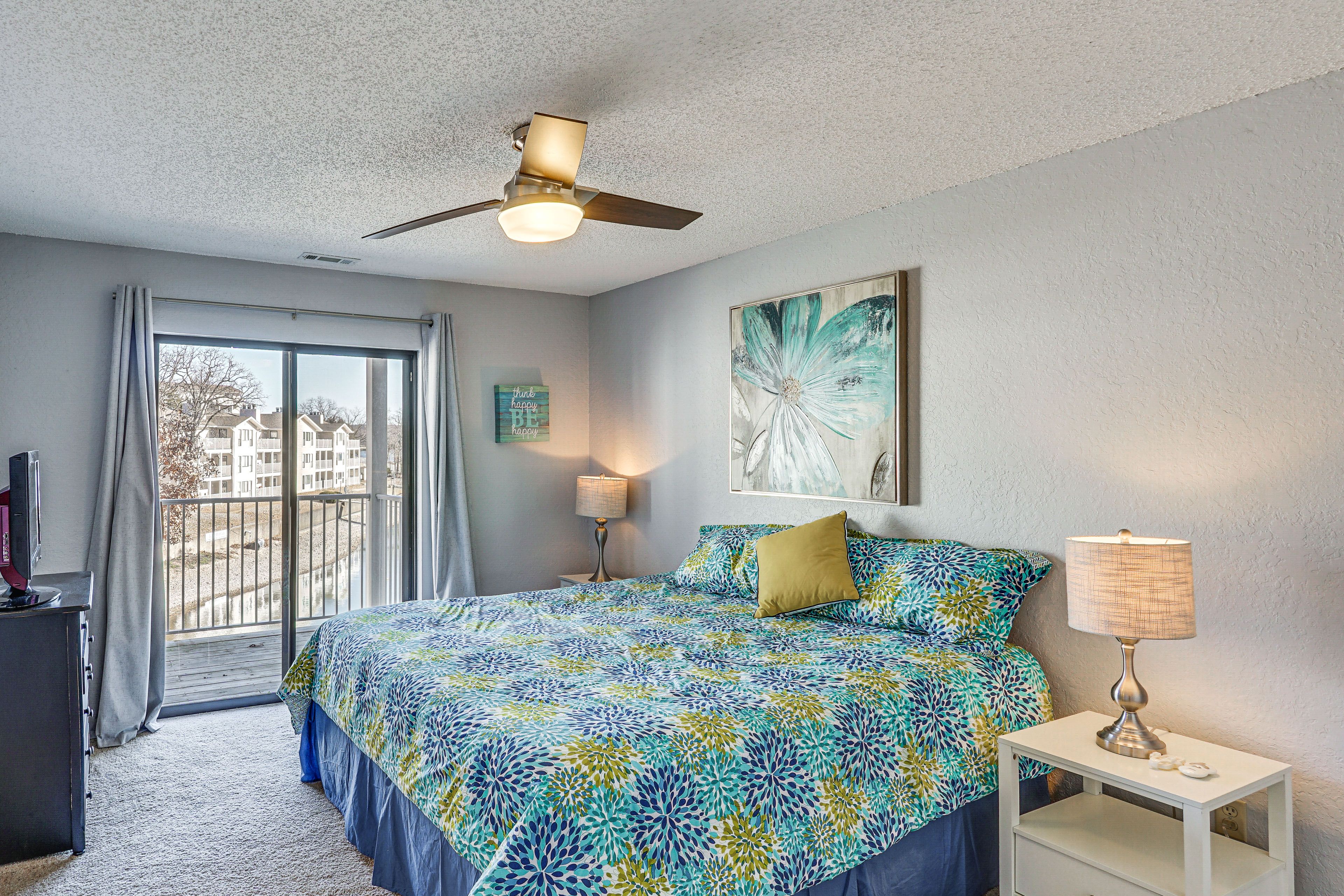 Bedroom 1 | Queen Bed | En-Suite Bathroom | Balcony Access