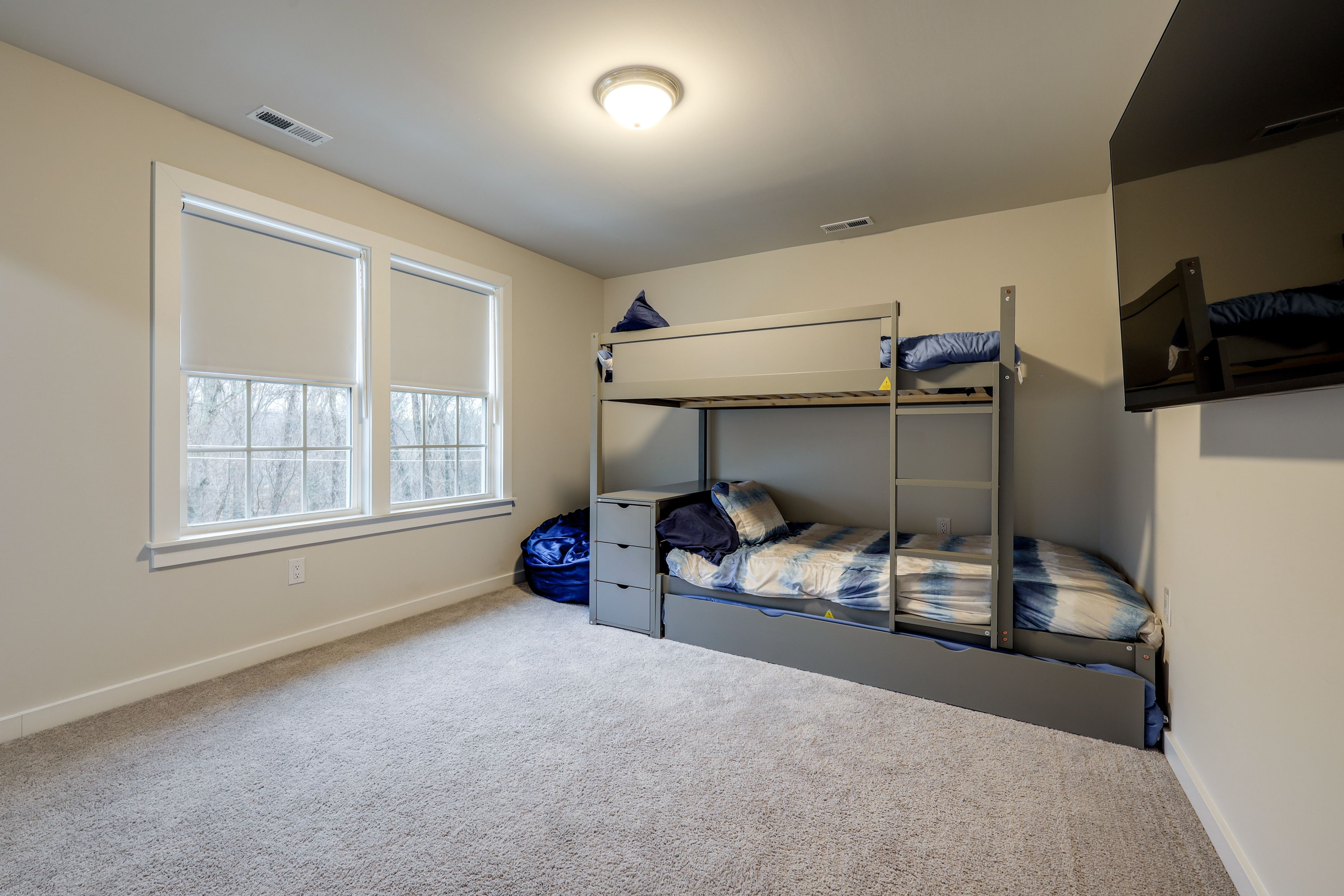 Bedroom 3 | 3rd Floor | Twin/Full Bunk Bed w/ Full Trundle
