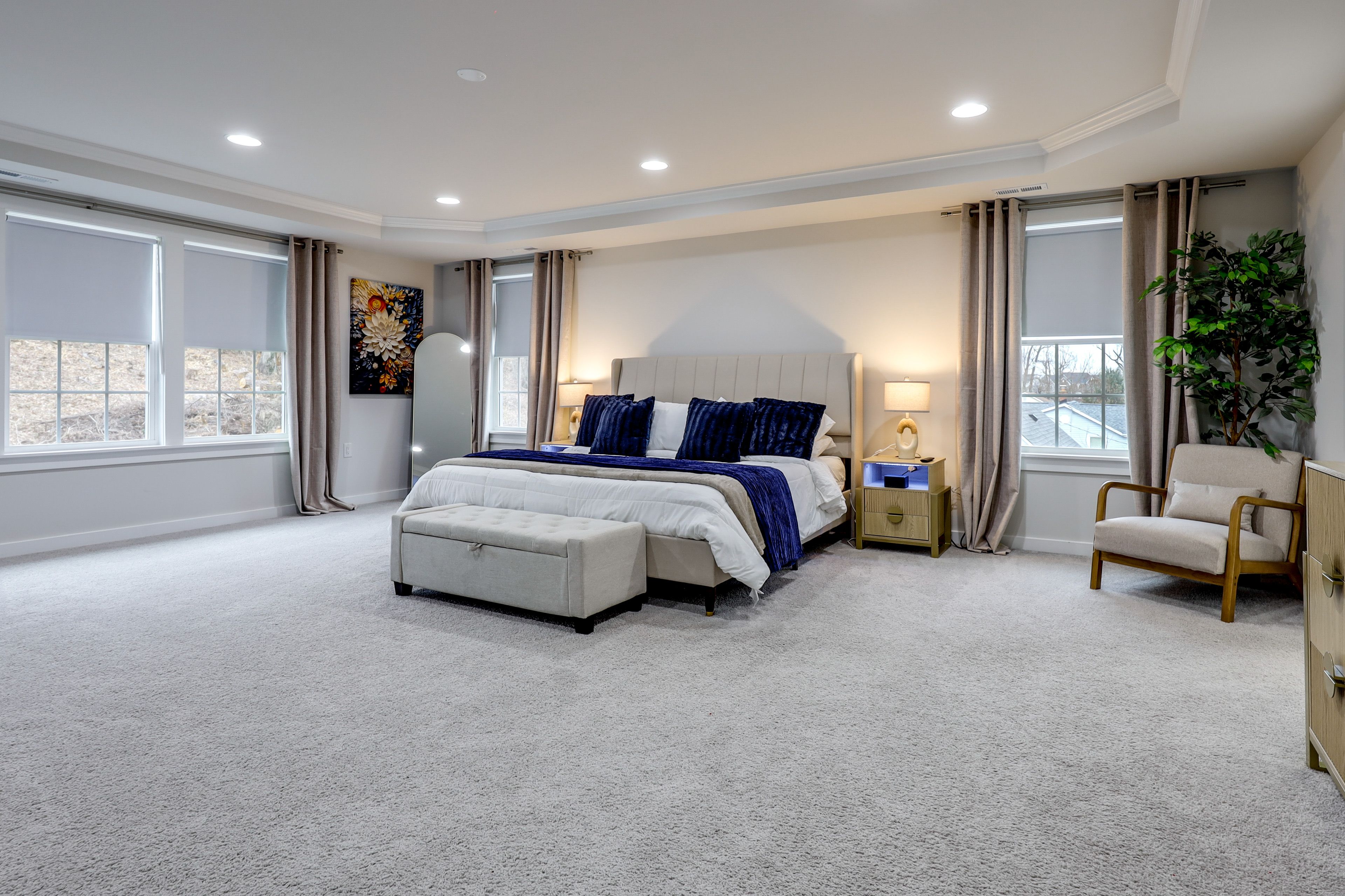 Bedroom 1 | 2nd Floor | King Bed | Smart TV